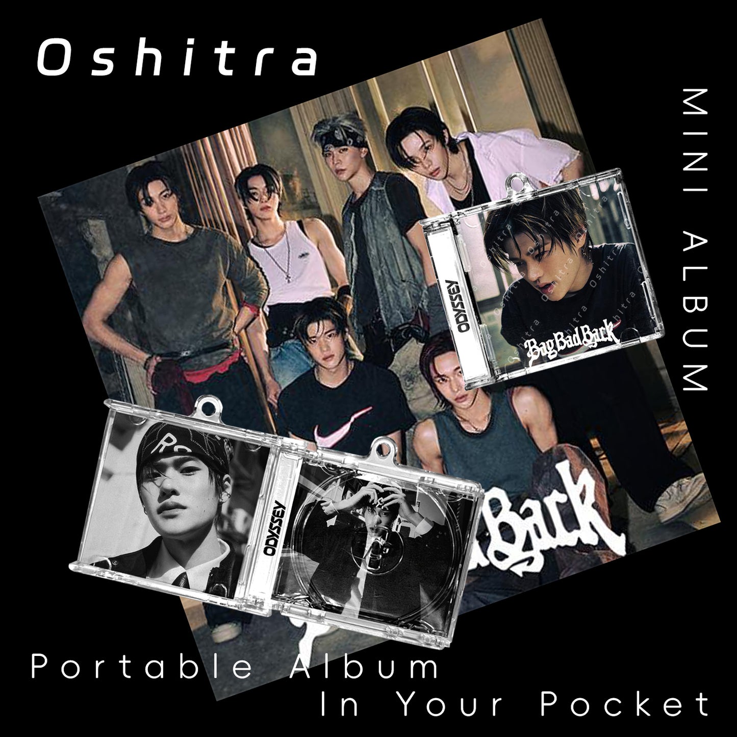 RIIZE「BAGBADBACK」Mini Album NFCミニアルバムキーホルダー スマホタッチで音楽再生 推し活グッズ