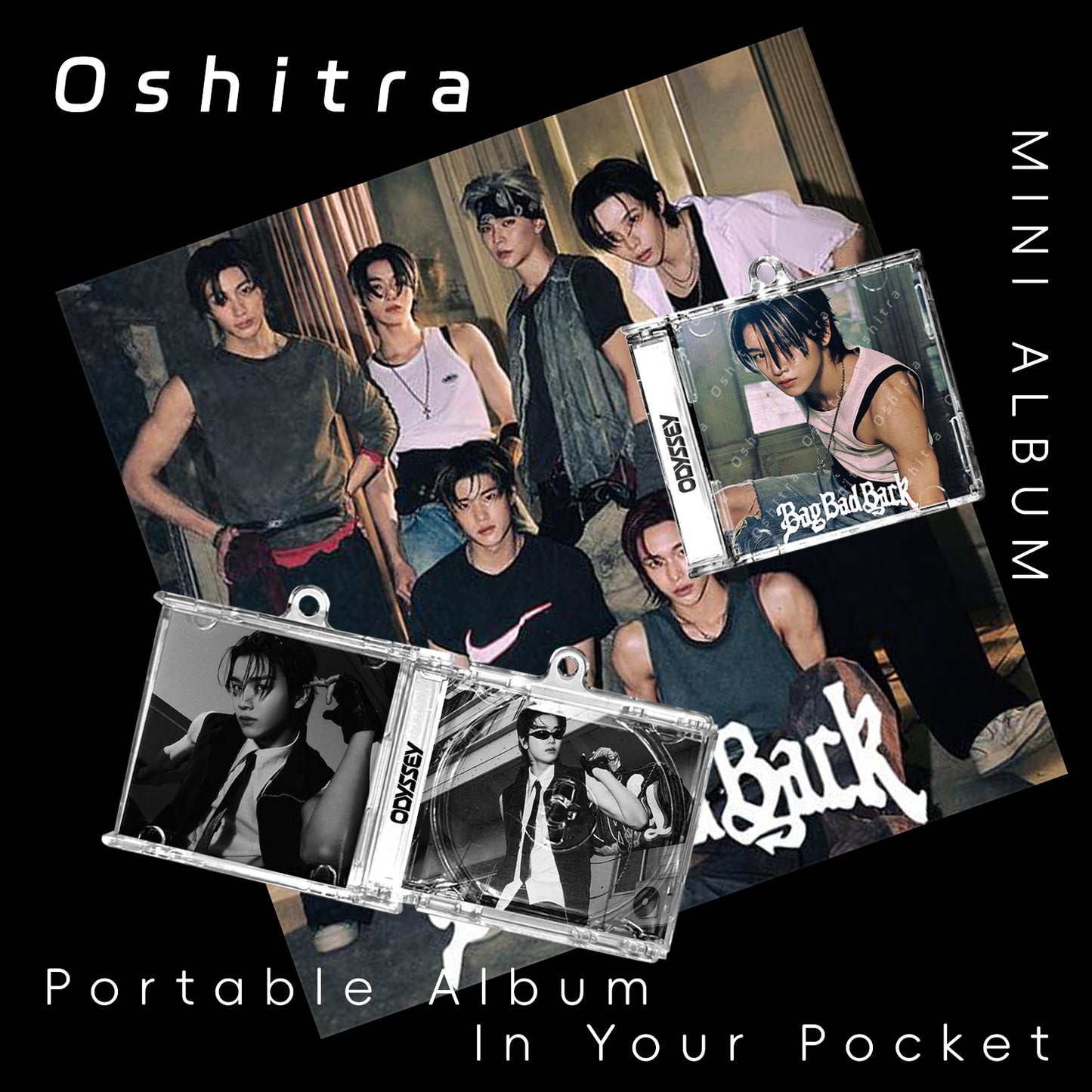 RIIZE「BAGBADBACK」Mini Album NFCミニアルバムキーホルダー スマホタッチで音楽再生 推し活グッズ