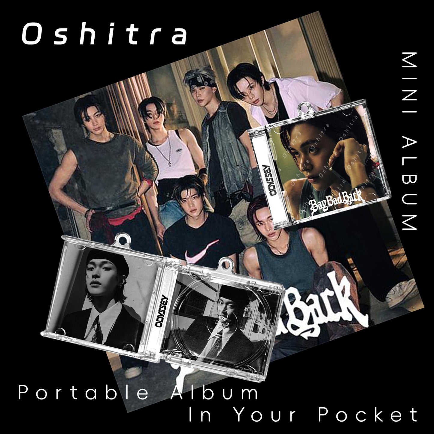 RIIZE「BAGBADBACK」Mini Album NFCミニアルバムキーホルダー スマホタッチで音楽再生 推し活グッズ
