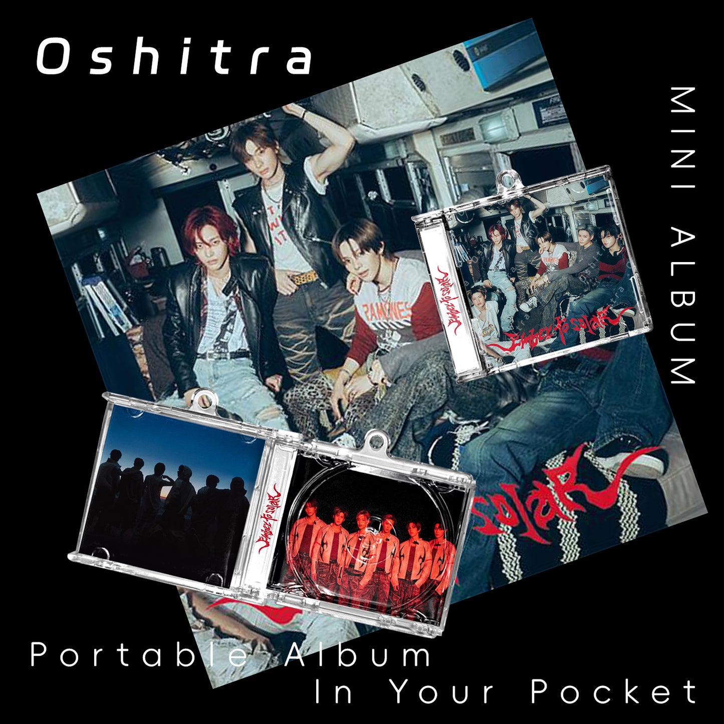 RIIZE「Ember To Solar」Mini Album NFCミニアルバムキーホルダー スマホタッチで音楽再生 推し活グッズ