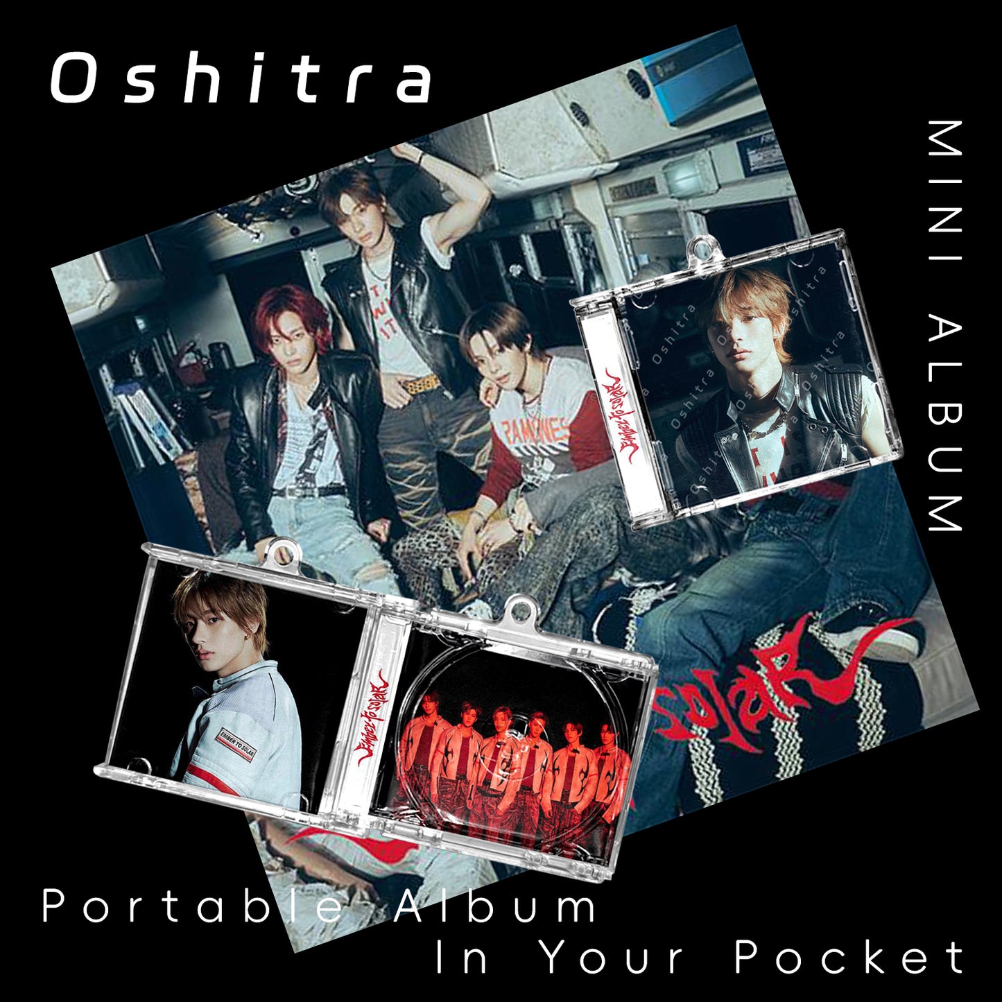RIIZE「Ember To Solar」Mini Album NFCミニアルバムキーホルダー スマホタッチで音楽再生 推し活グッズ
