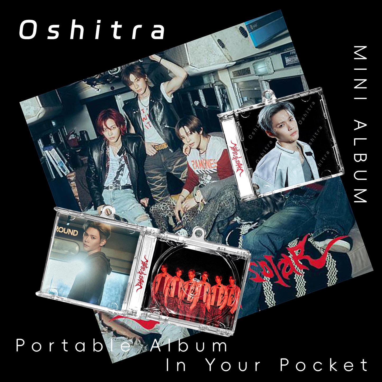 RIIZE「Ember To Solar」Mini Album NFCミニアルバムキーホルダー スマホタッチで音楽再生 推し活グッズ