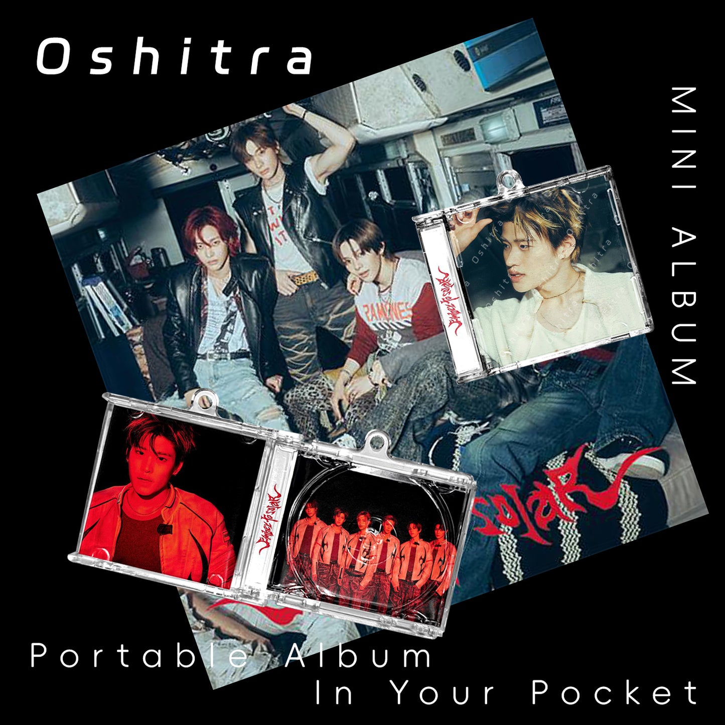 RIIZE「Ember To Solar」Mini Album NFCミニアルバムキーホルダー スマホタッチで音楽再生 推し活グッズ