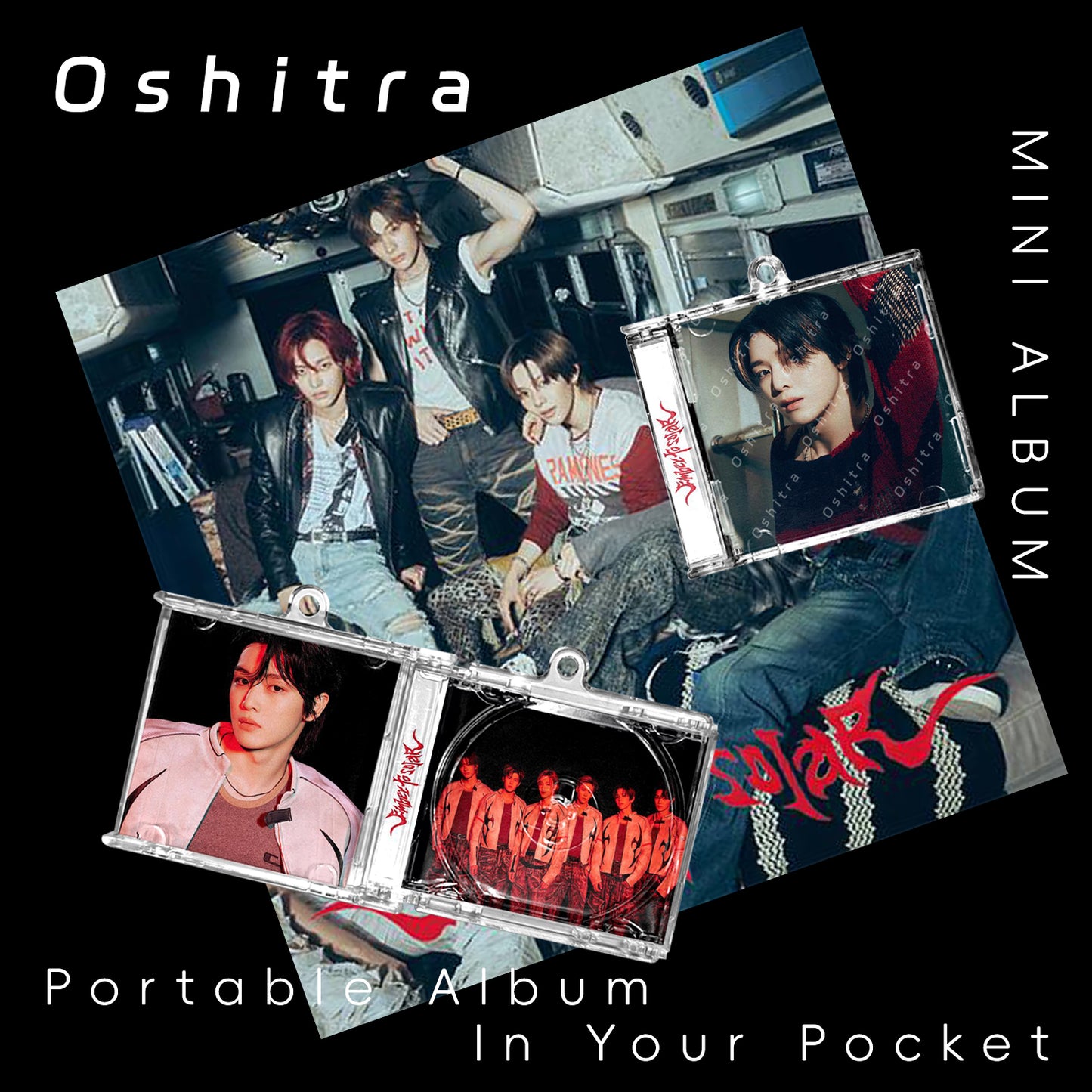 RIIZE「Ember To Solar」Mini Album NFCミニアルバムキーホルダー スマホタッチで音楽再生 推し活グッズ