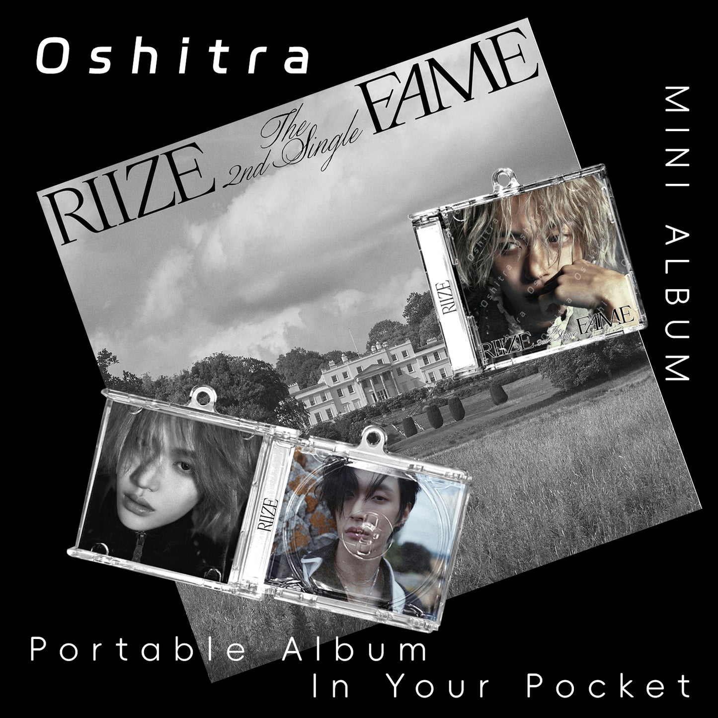 RIIZE「Fame」Mini Album NFCミニアルバムキーホルダー スマホタッチで音楽再生 推し活グッズ
