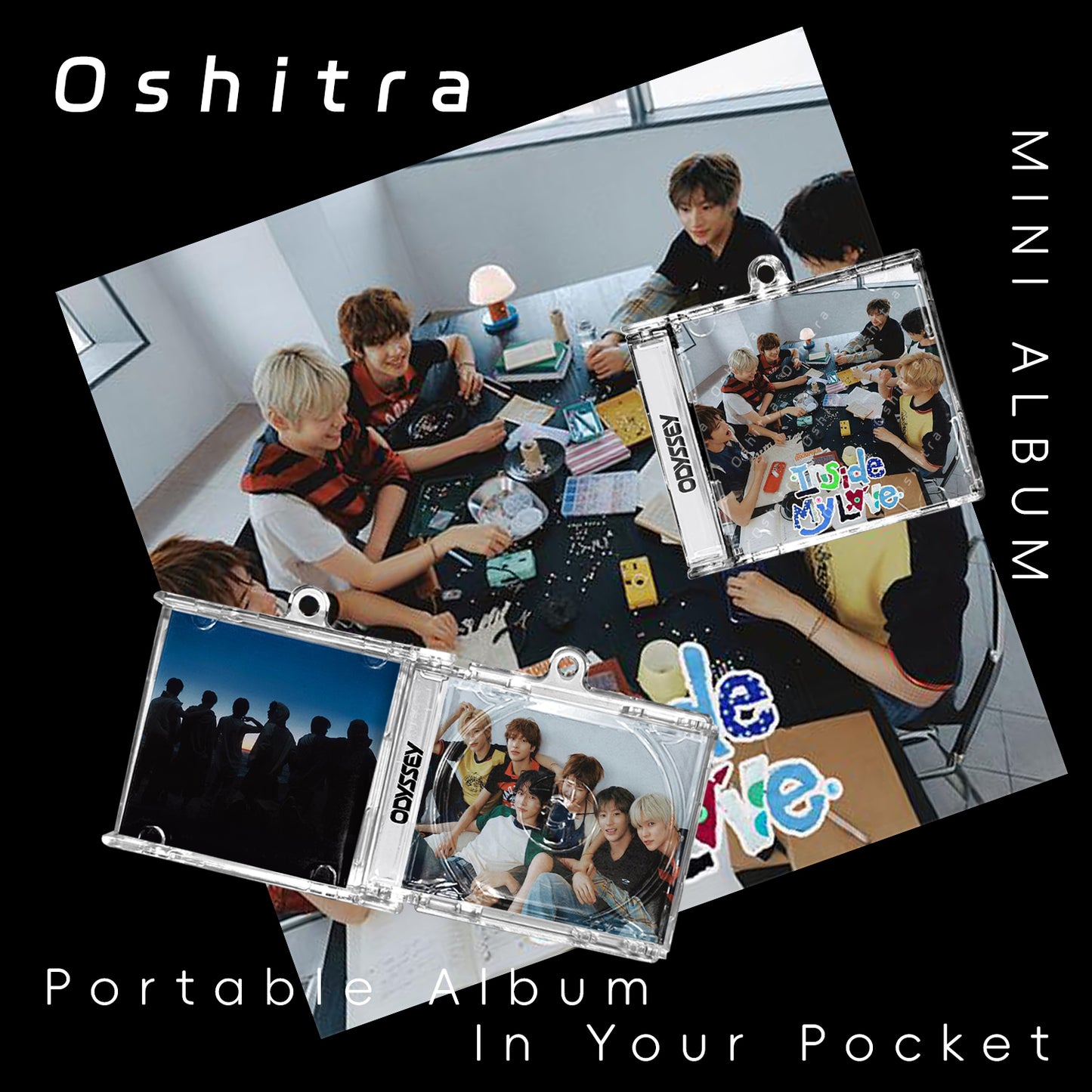 RIIZE「Inside My Love」Mini Album NFCミニアルバムキーホルダー スマホタッチで音楽再生 推し活グッズ