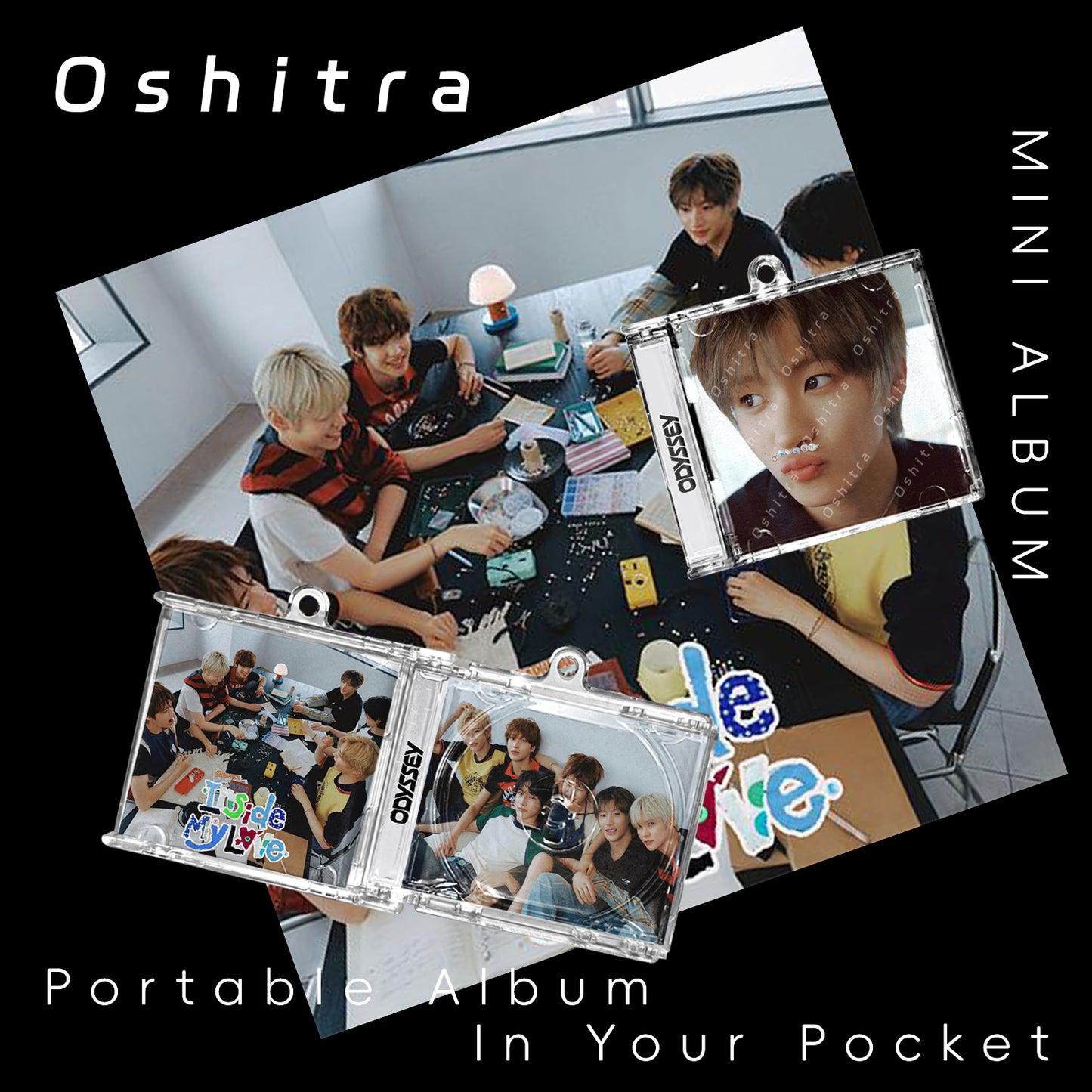 RIIZE「Inside My Love」Mini Album NFCミニアルバムキーホルダー スマホタッチで音楽再生 推し活グッズ