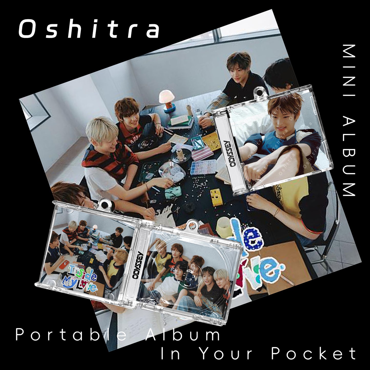 RIIZE「Inside My Love」Mini Album NFCミニアルバムキーホルダー スマホタッチで音楽再生 推し活グッズ