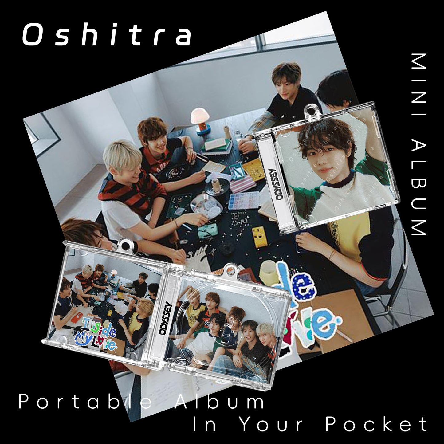 RIIZE「Inside My Love」Mini Album NFCミニアルバムキーホルダー スマホタッチで音楽再生 推し活グッズ