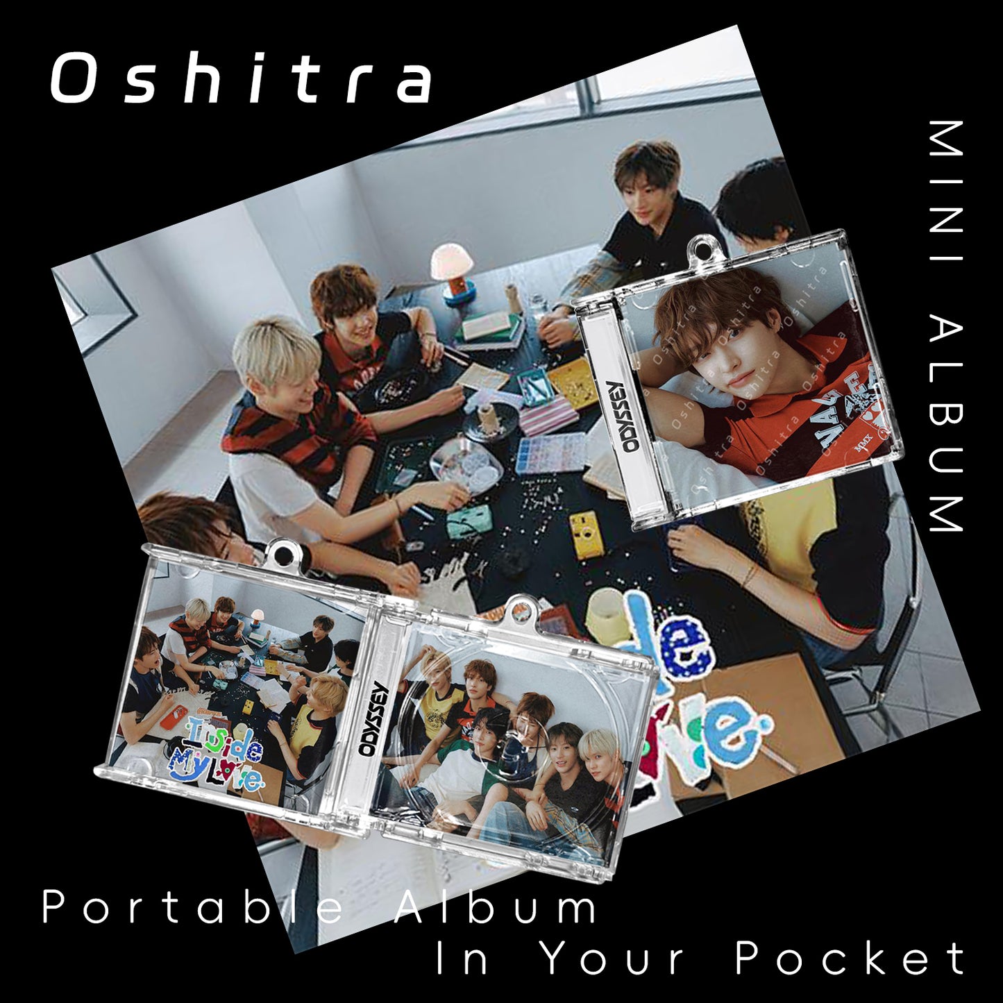 RIIZE「Inside My Love」Mini Album NFCミニアルバムキーホルダー スマホタッチで音楽再生 推し活グッズ
