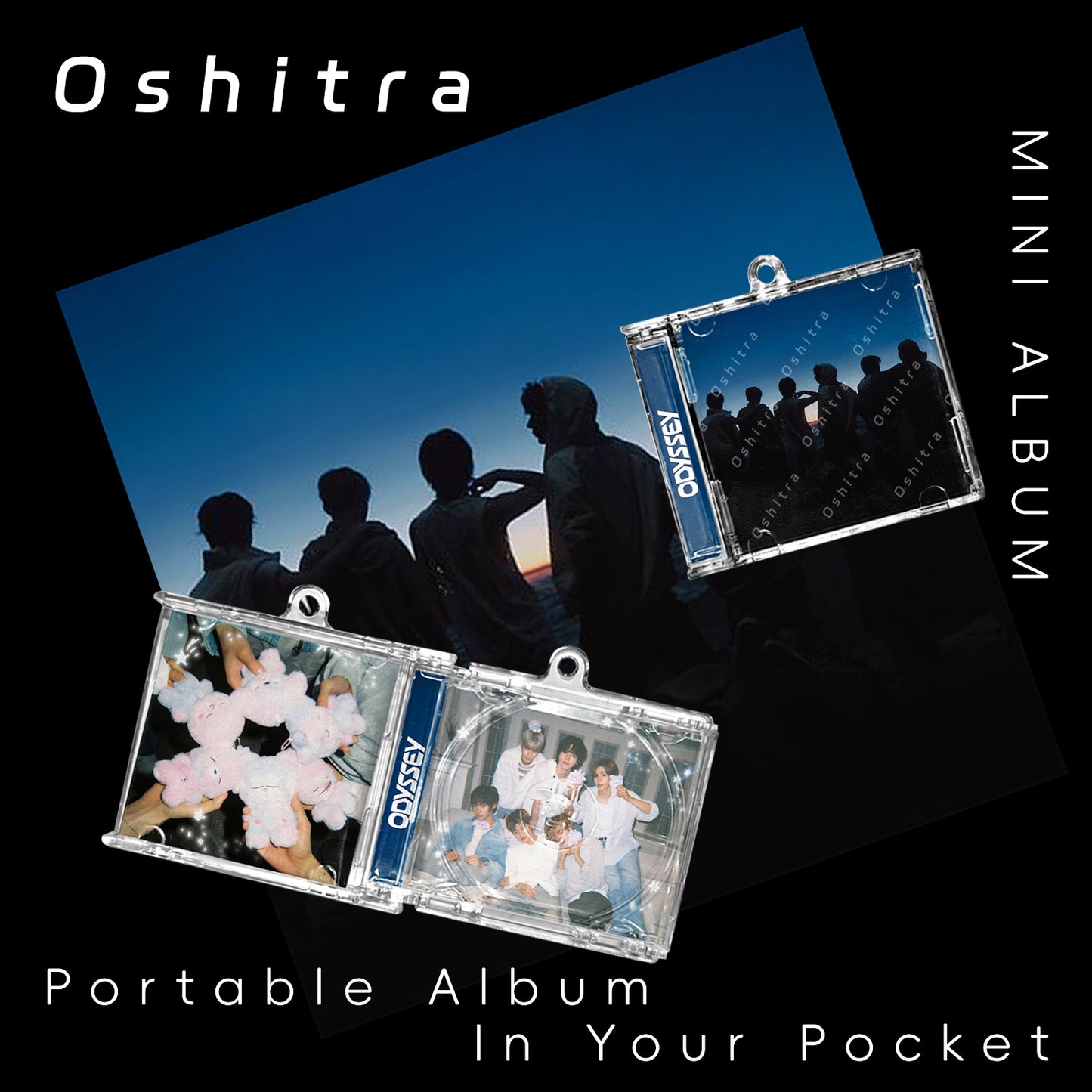 RIIZE「Midnight Mirage」Mini Album NFCミニアルバムキーホルダー スマホタッチで音楽再生 推し活グッズ