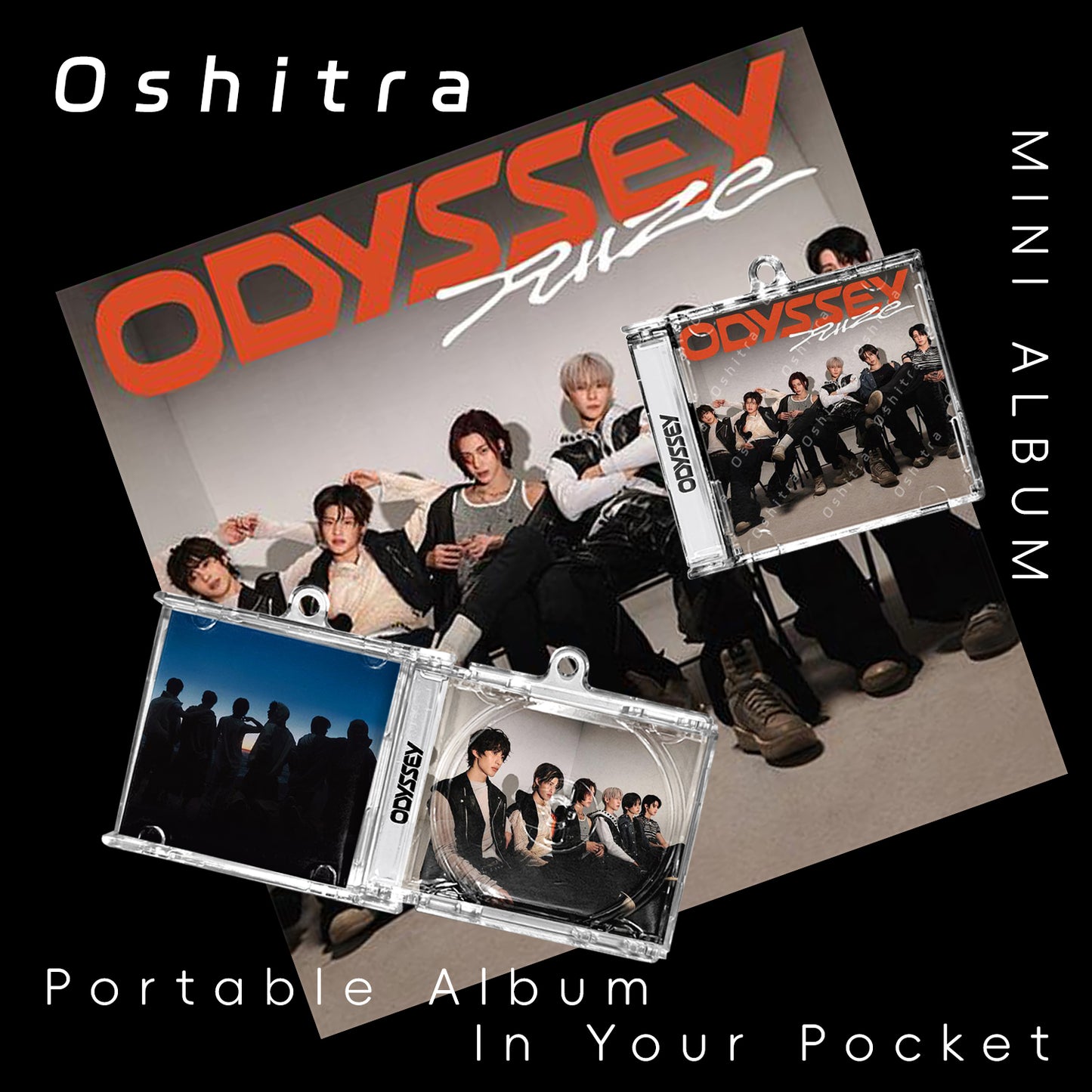 RIIZE「Odyssey」Mini Album NFCミニアルバムキーホルダー スマホタッチで音楽再生 推し活グッズ