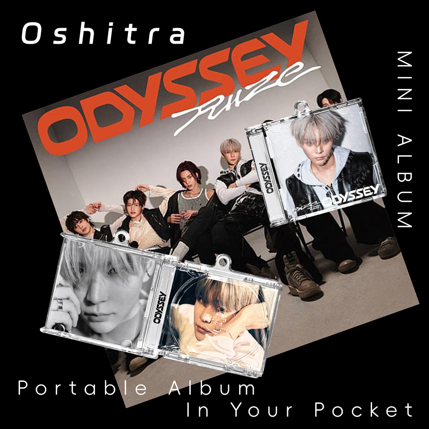RIIZE「Odyssey」Mini Album NFCミニアルバムキーホルダー スマホタッチで音楽再生 推し活グッズ