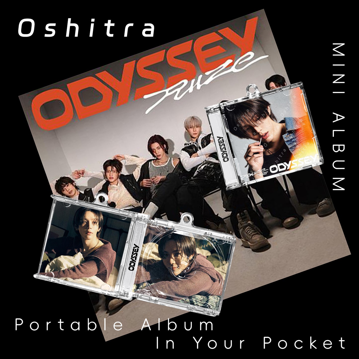 RIIZE「Odyssey」Mini Album NFCミニアルバムキーホルダー スマホタッチで音楽再生 推し活グッズ