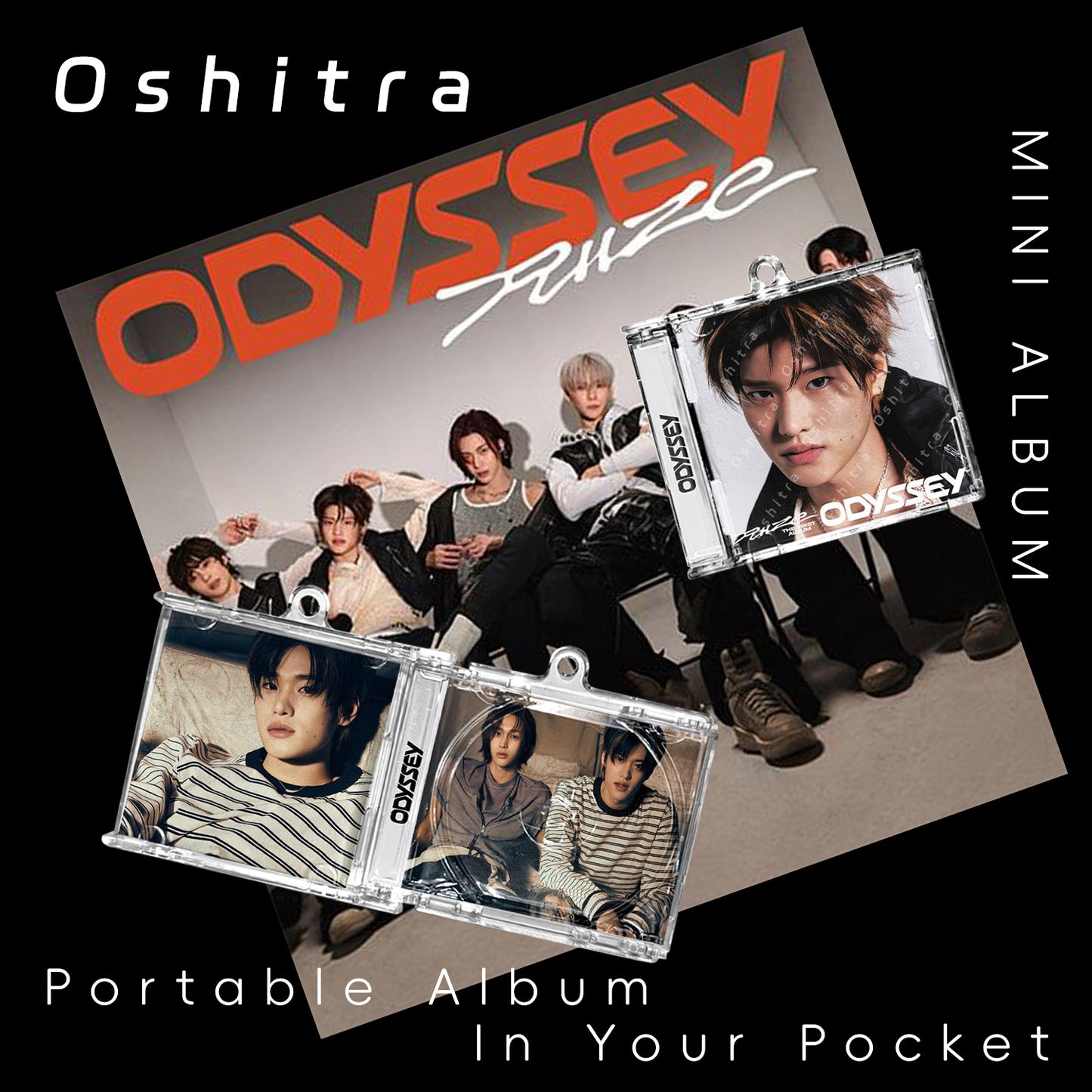 RIIZE「Odyssey」Mini Album NFCミニアルバムキーホルダー スマホタッチで音楽再生 推し活グッズ