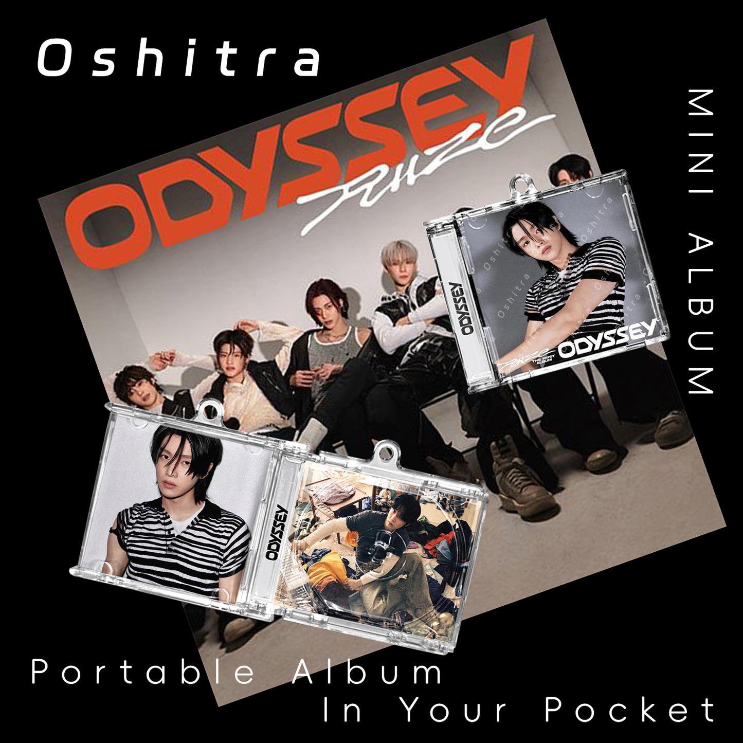 RIIZE「Odyssey」Mini Album NFCミニアルバムキーホルダー スマホタッチで音楽再生 推し活グッズ