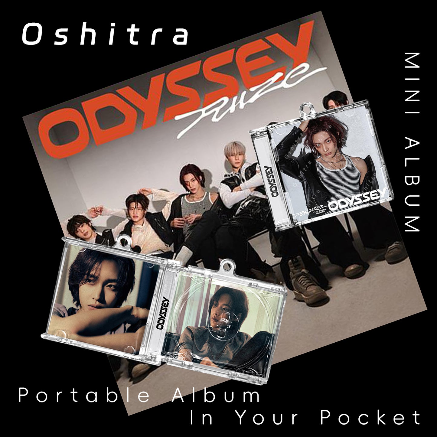 RIIZE「Odyssey」Mini Album NFCミニアルバムキーホルダー スマホタッチで音楽再生 推し活グッズ