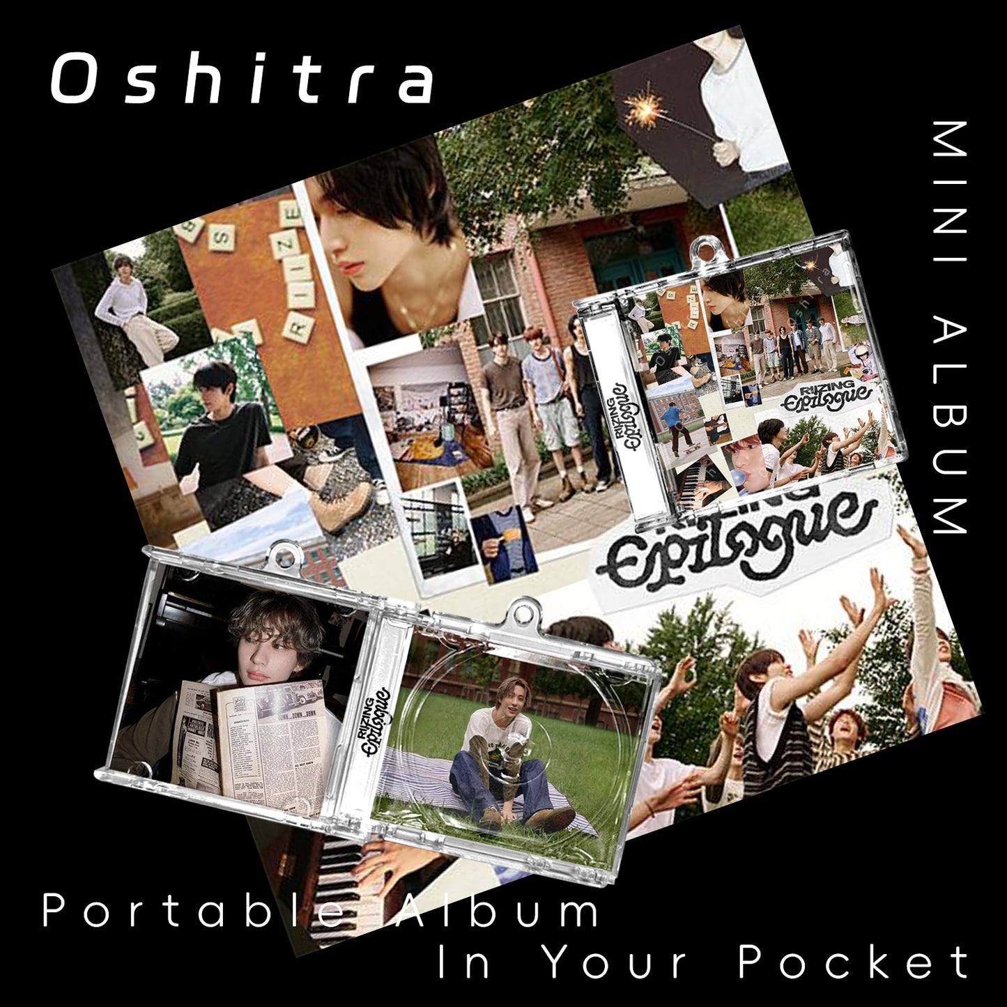 RIIZE「Riizing Epilogue」Mini Album NFCミニアルバムキーホルダー スマホタッチで音楽再生 推し活グッズ