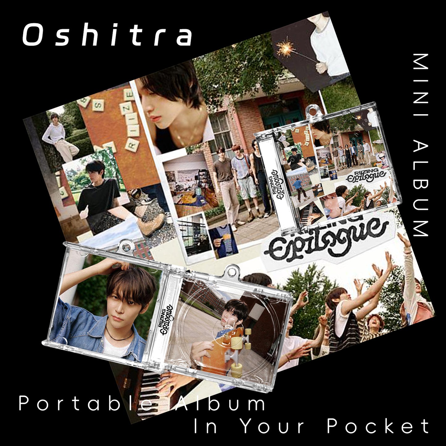 RIIZE「Riizing Epilogue」Mini Album NFCミニアルバムキーホルダー スマホタッチで音楽再生 推し活グッズ