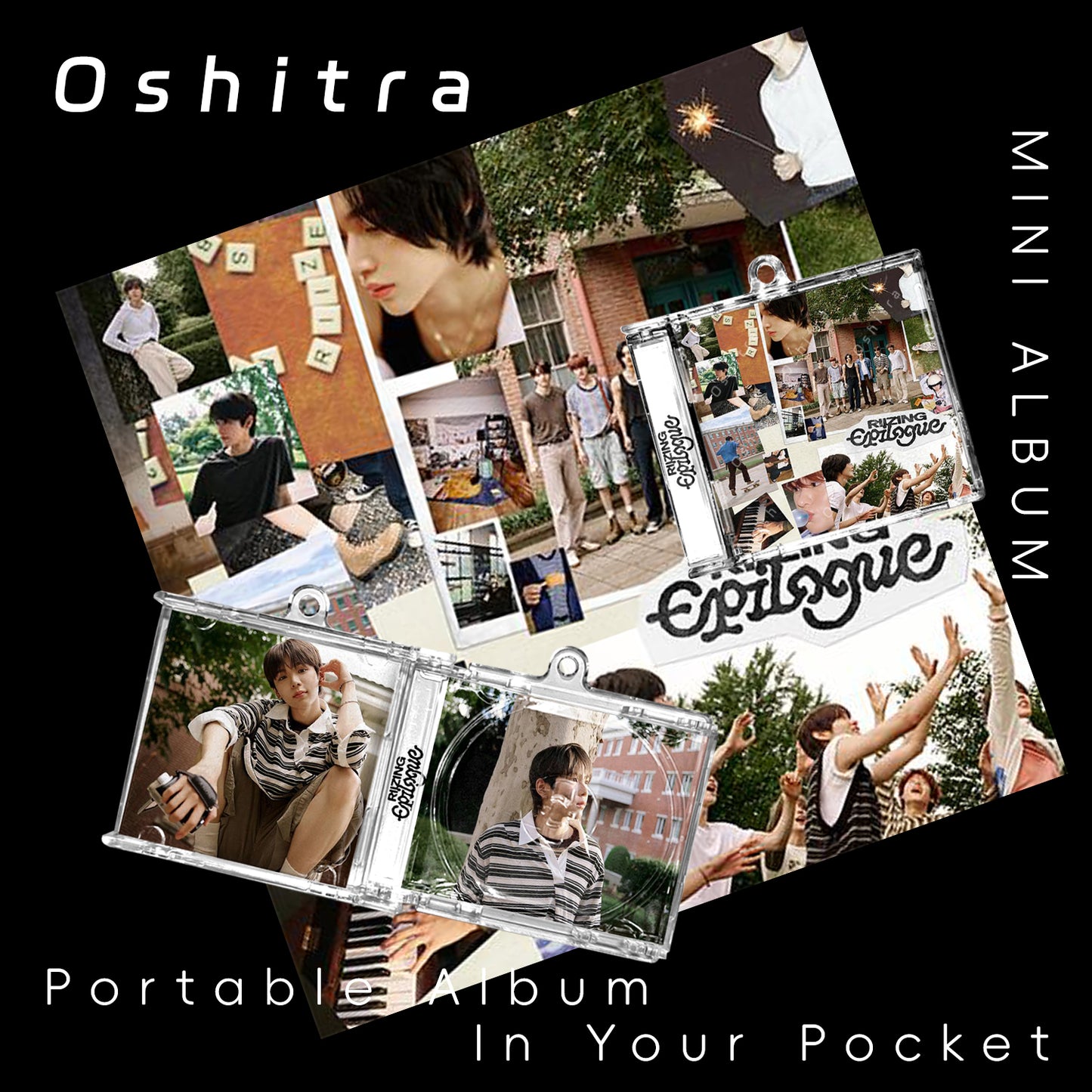 RIIZE「Riizing Epilogue」Mini Album NFCミニアルバムキーホルダー スマホタッチで音楽再生 推し活グッズ