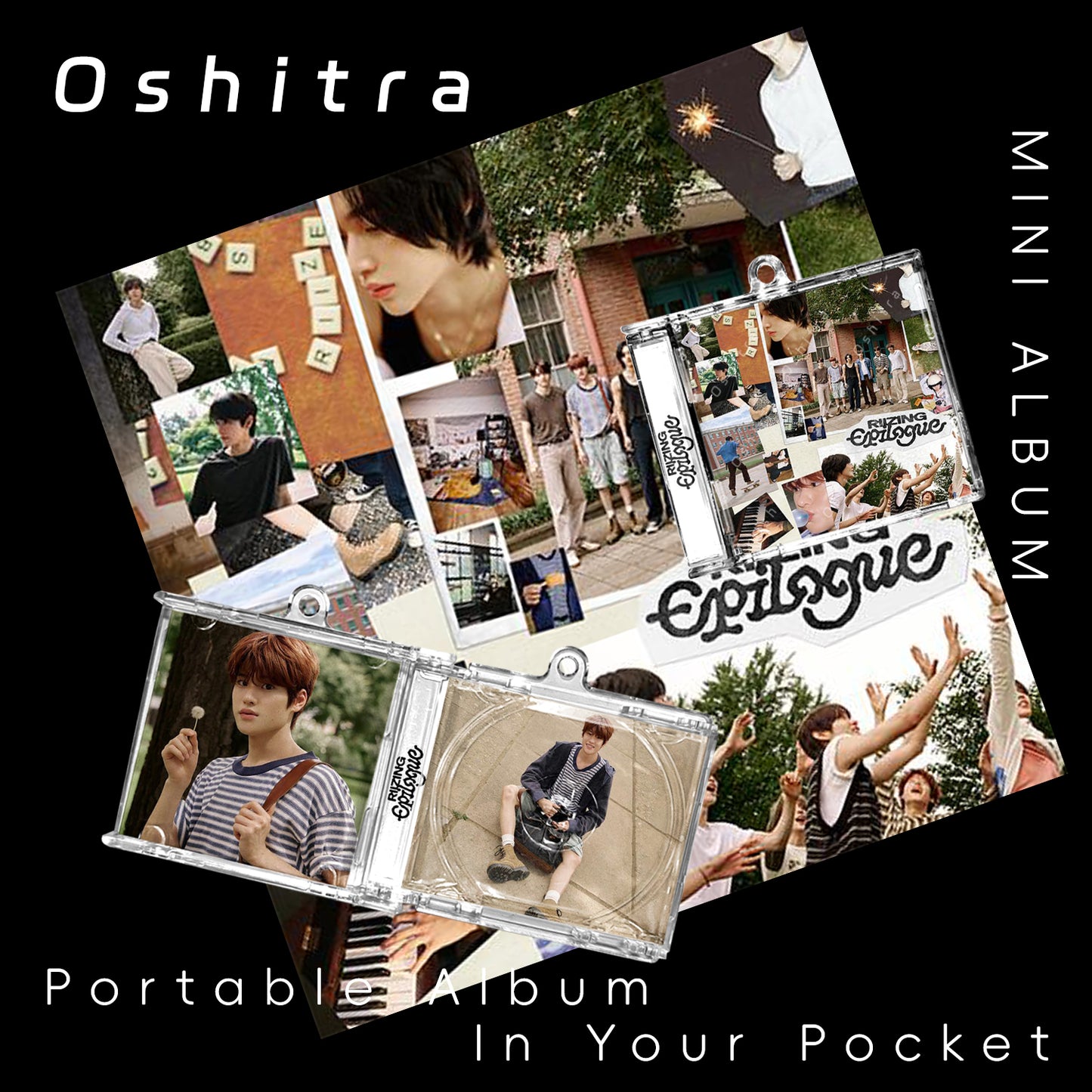 RIIZE「Riizing Epilogue」Mini Album NFCミニアルバムキーホルダー スマホタッチで音楽再生 推し活グッズ