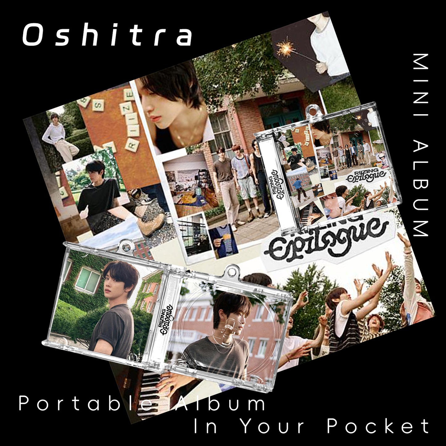 RIIZE「Riizing Epilogue」Mini Album NFCミニアルバムキーホルダー スマホタッチで音楽再生 推し活グッズ