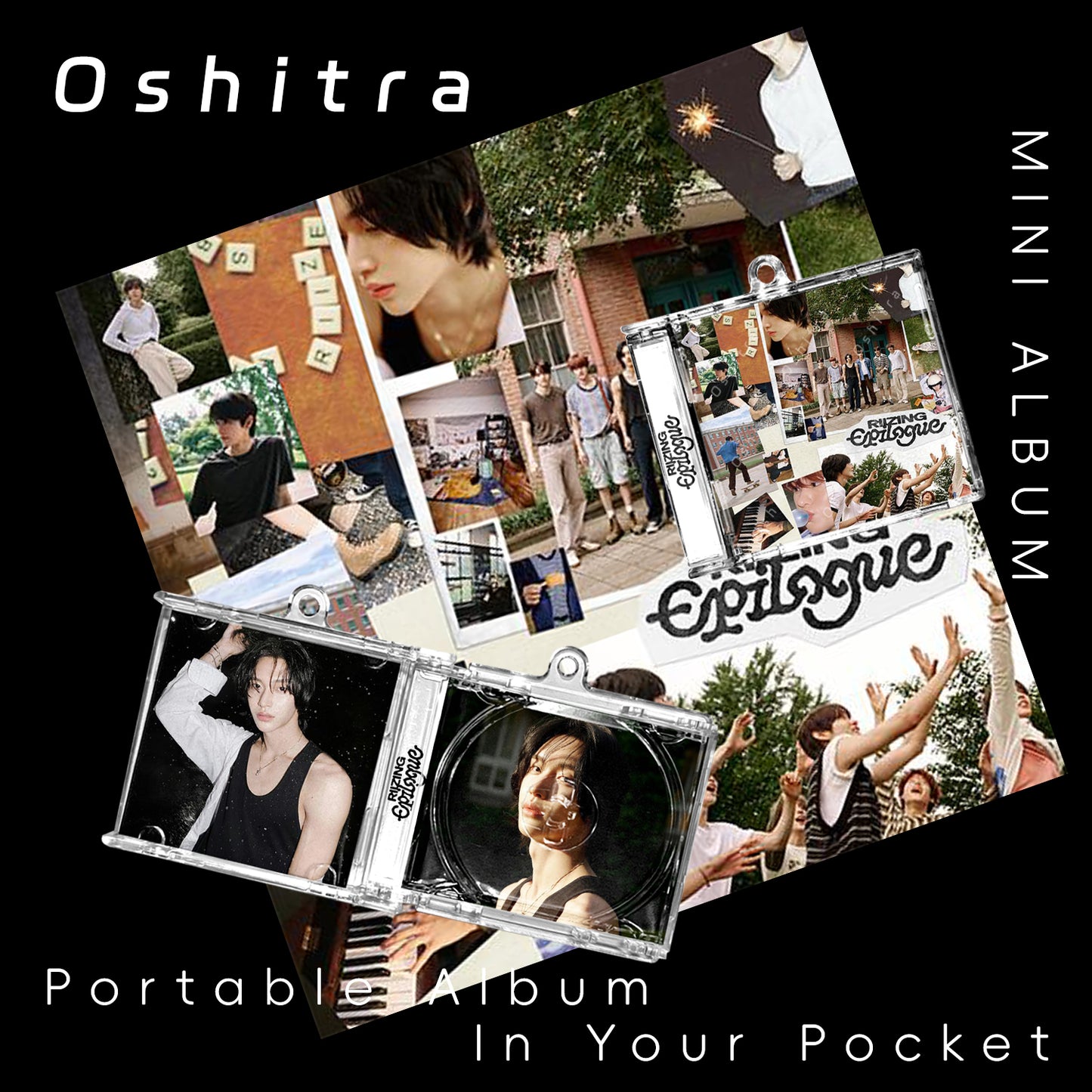 RIIZE「Riizing Epilogue」Mini Album NFCミニアルバムキーホルダー スマホタッチで音楽再生 推し活グッズ
