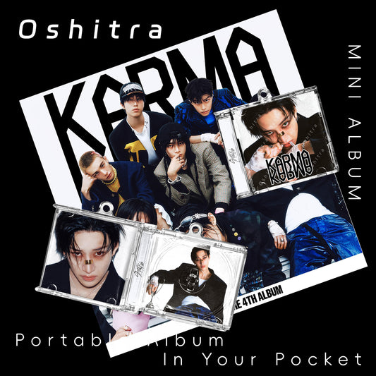 StrayKids「KARMA」Mini Album NFCミニアルバムキーホルダー スマホタッチで音楽再生 推し活グッズ