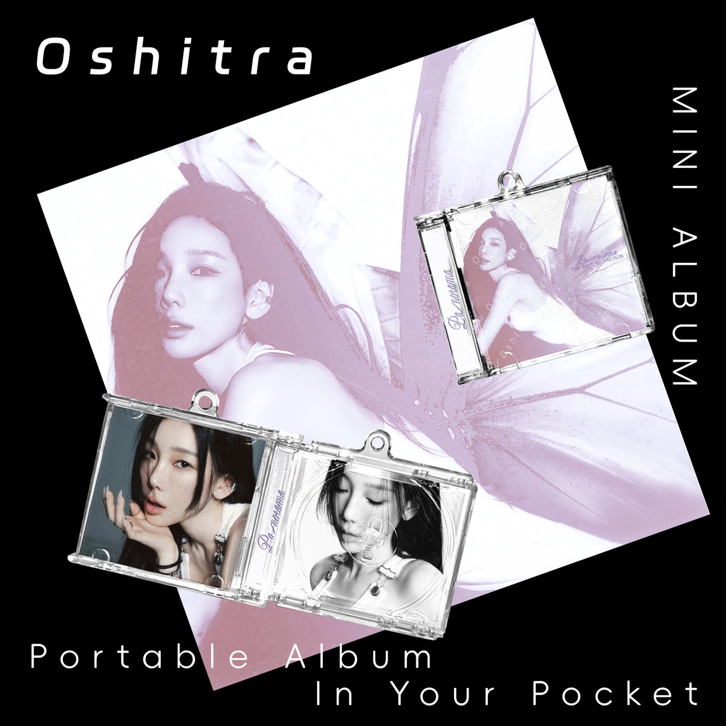 Taeyeon「Panorama」Mini Album NFCミニアルバムキーホルダー スマホタッチで音楽再生 推し活グッズ