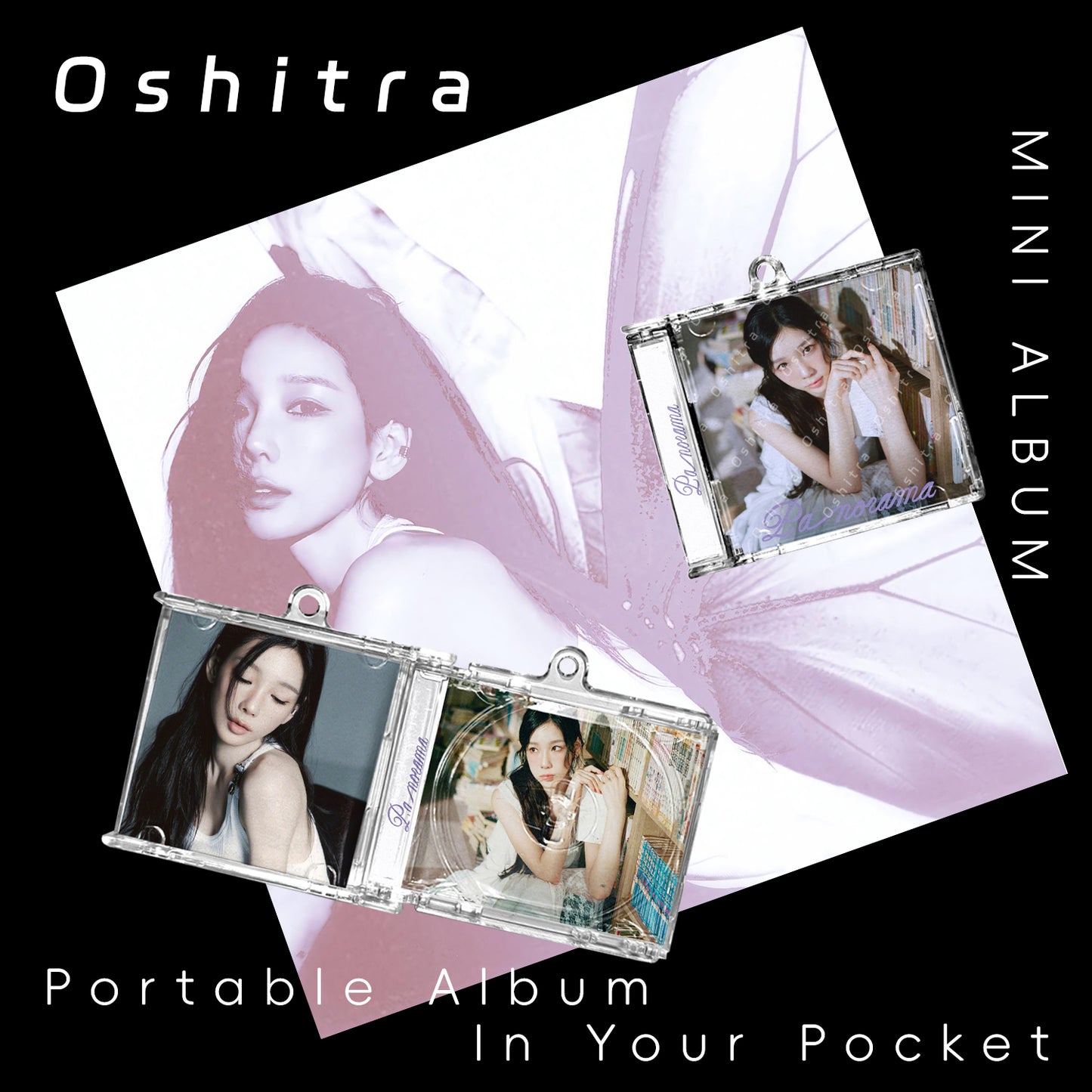 Taeyeon「Panorama」Mini Album NFCミニアルバムキーホルダー スマホタッチで音楽再生 推し活グッズ