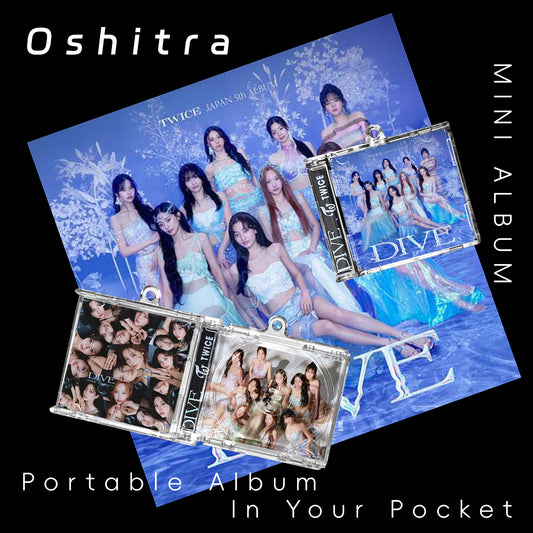 Twice「Dive」Mini Album NFCミニアルバムキーホルダー スマホタッチで音楽再生 推し活グッズ