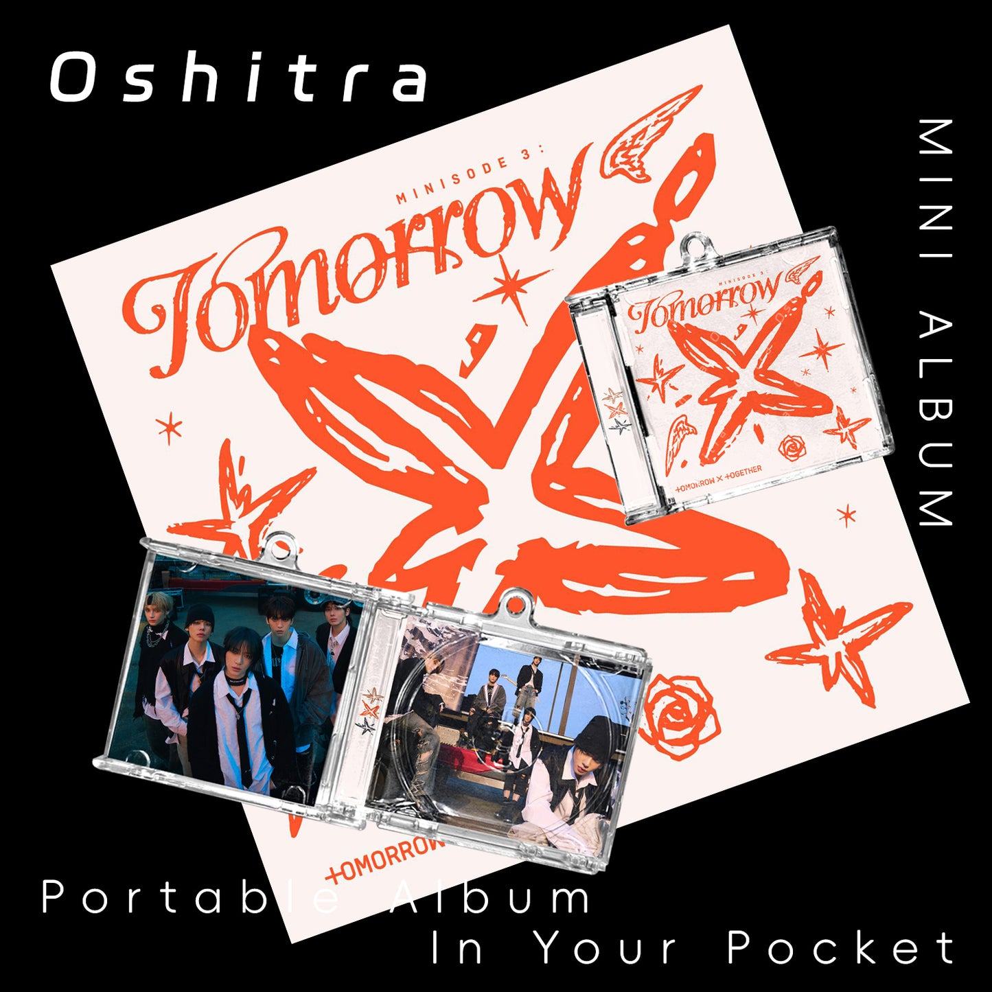 TOMORROW X TOGETHER「Dejavu」Mini Album NFCミニアルバムキーホルダー スマホタッチで音楽再生 推し活グッズ