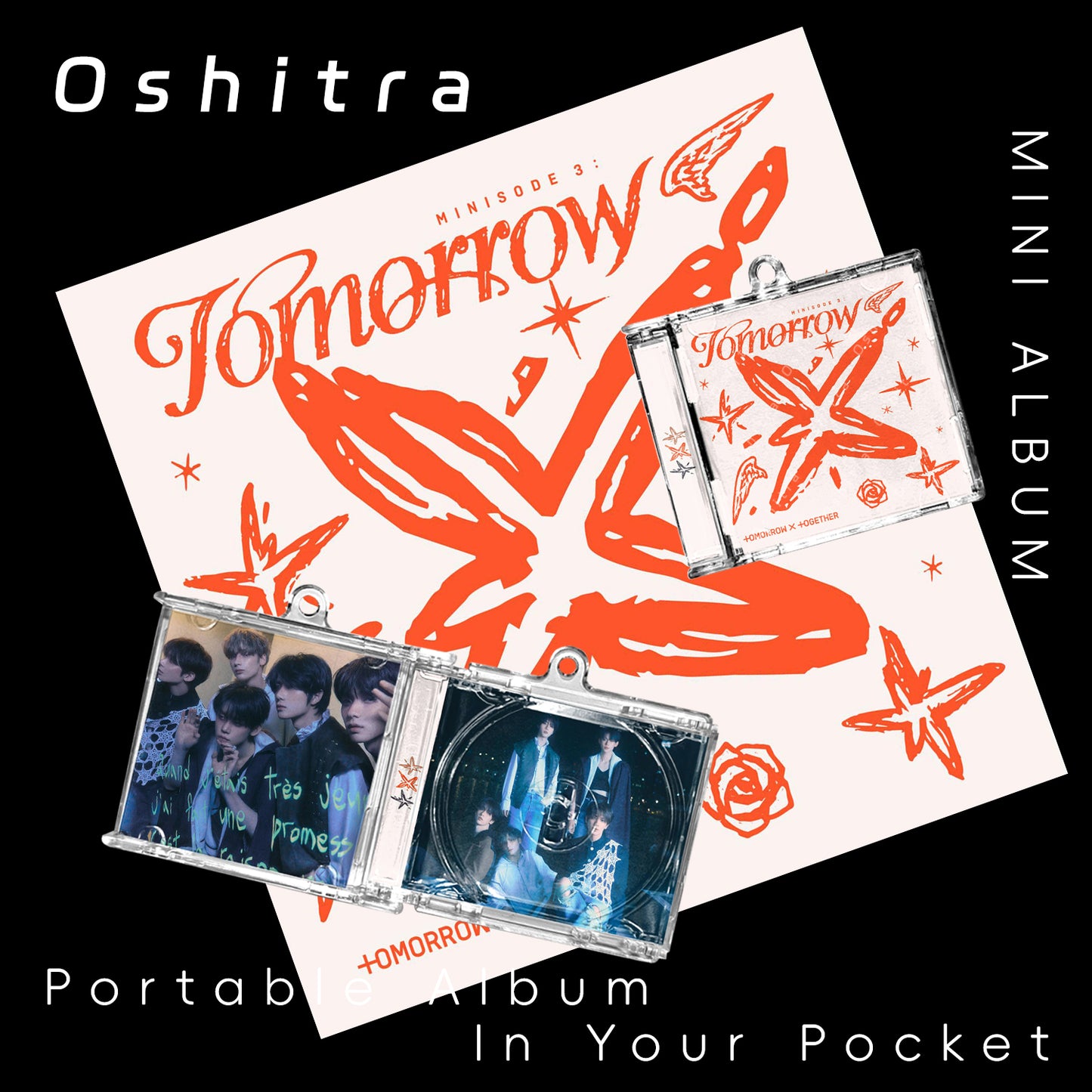 TOMORROW X TOGETHER「Dejavu」Mini Album NFCミニアルバムキーホルダー スマホタッチで音楽再生 推し活グッズ