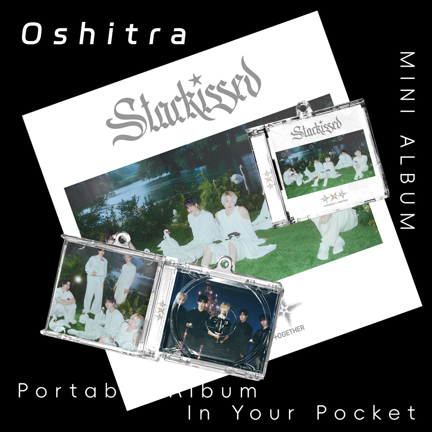TOMORROW X TOGETHER「Starkissed」Mini Album NFCミニアルバムキーホルダー スマホタッチで音楽再生 推し活グッズ