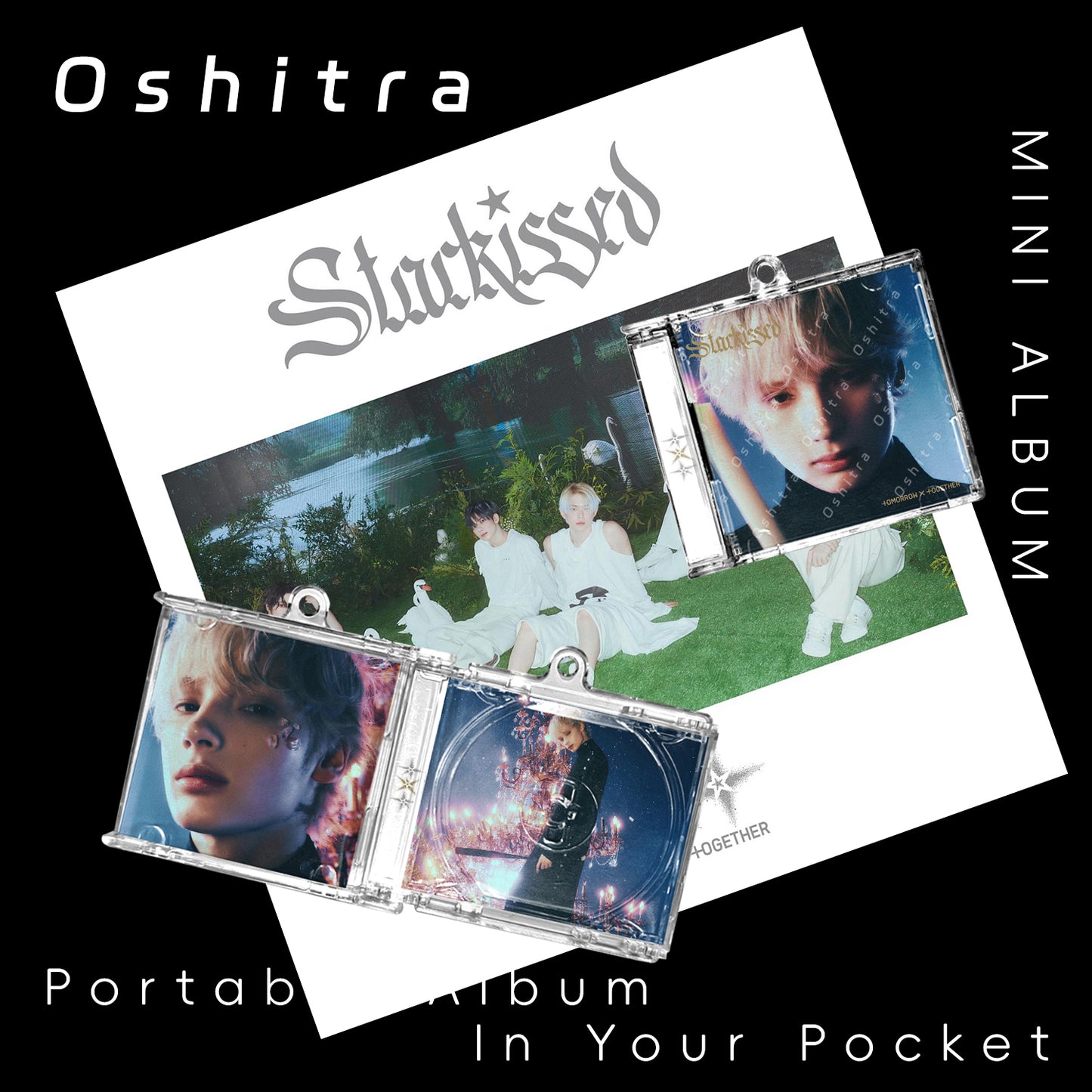 TOMORROW X TOGETHER「Starkissed」Mini Album NFCミニアルバムキーホルダー スマホタッチで音楽再生 推し活グッズ