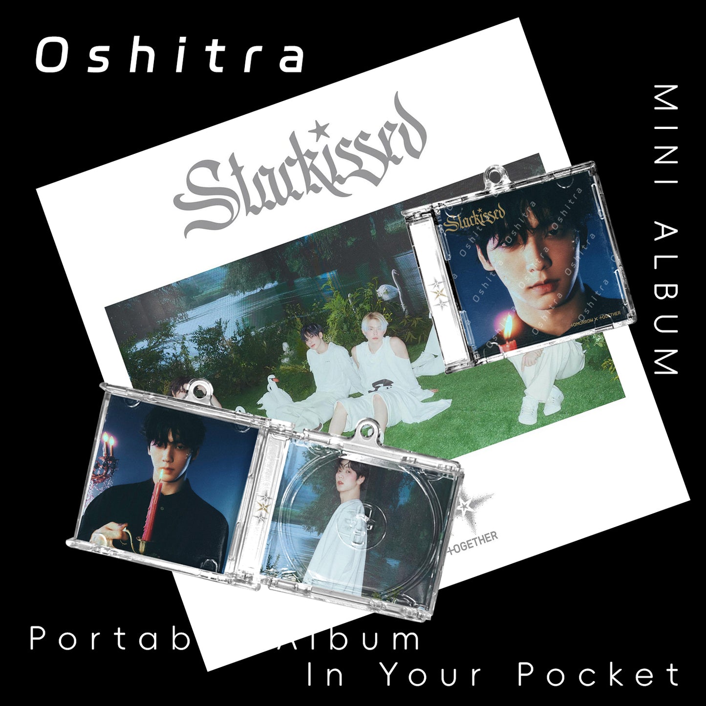 TOMORROW X TOGETHER「Starkissed」Mini Album NFCミニアルバムキーホルダー スマホタッチで音楽再生 推し活グッズ
