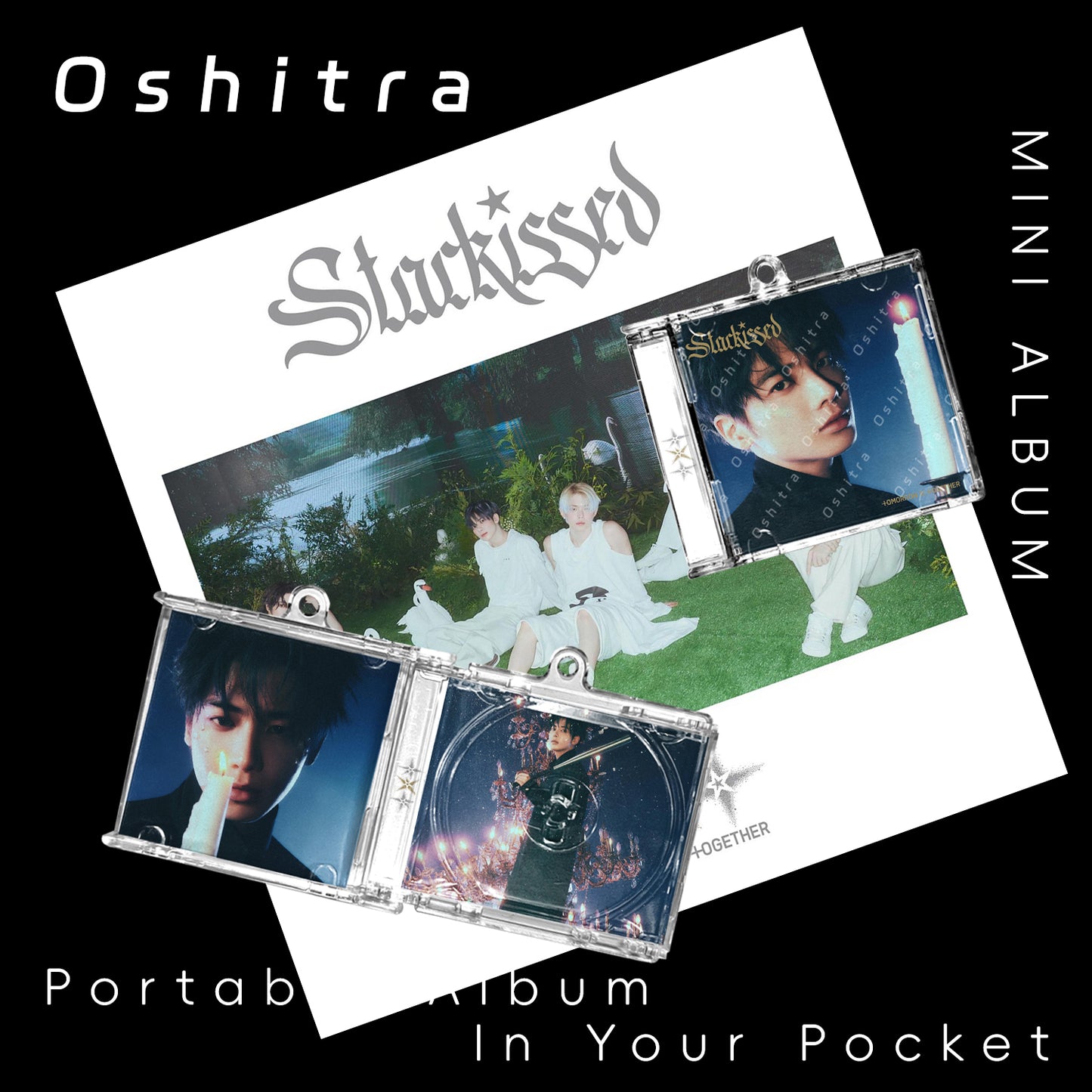 TOMORROW X TOGETHER「Starkissed」Mini Album NFCミニアルバムキーホルダー スマホタッチで音楽再生 推し活グッズ