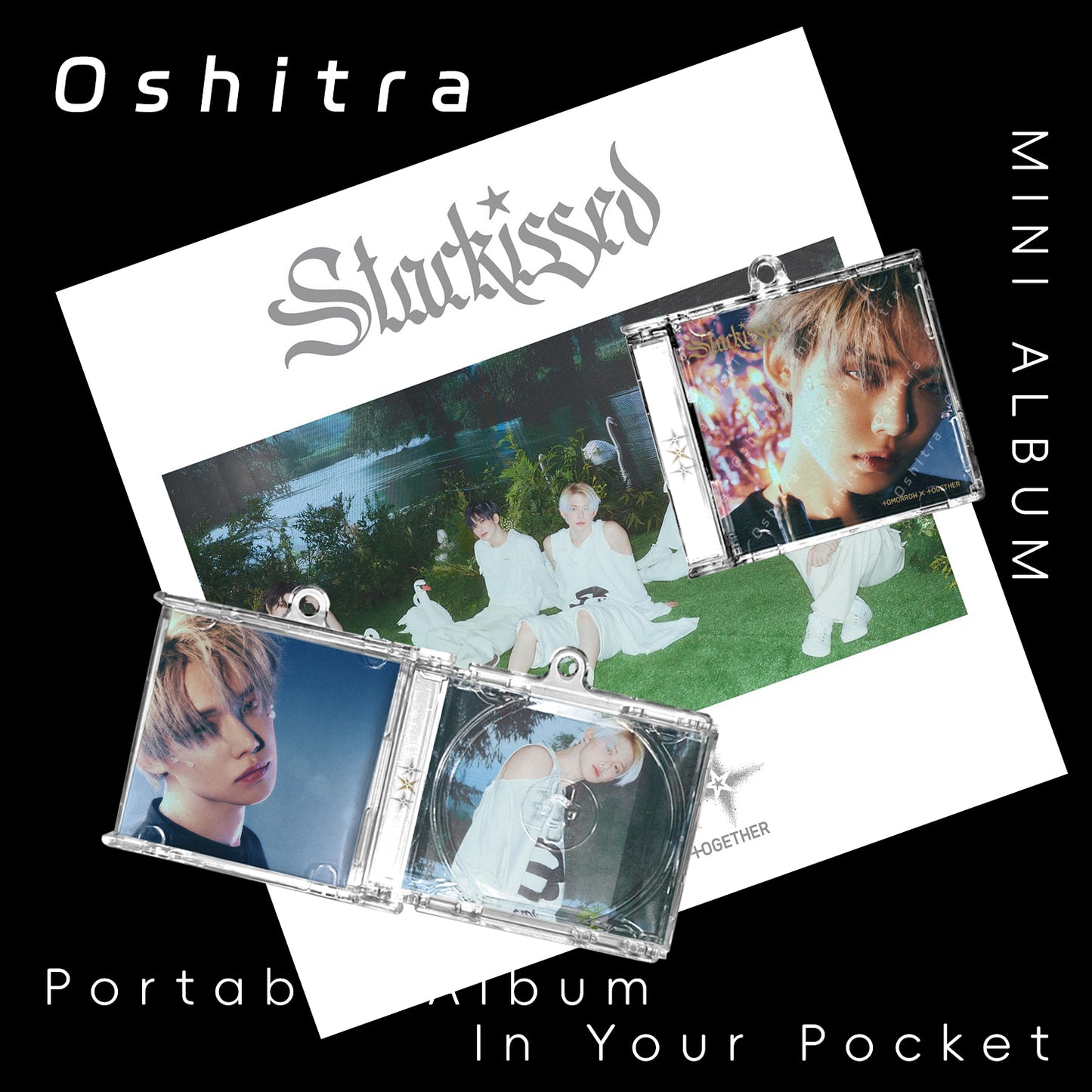 TOMORROW X TOGETHER「Starkissed」Mini Album NFCミニアルバムキーホルダー スマホタッチで音楽再生 推し活グッズ