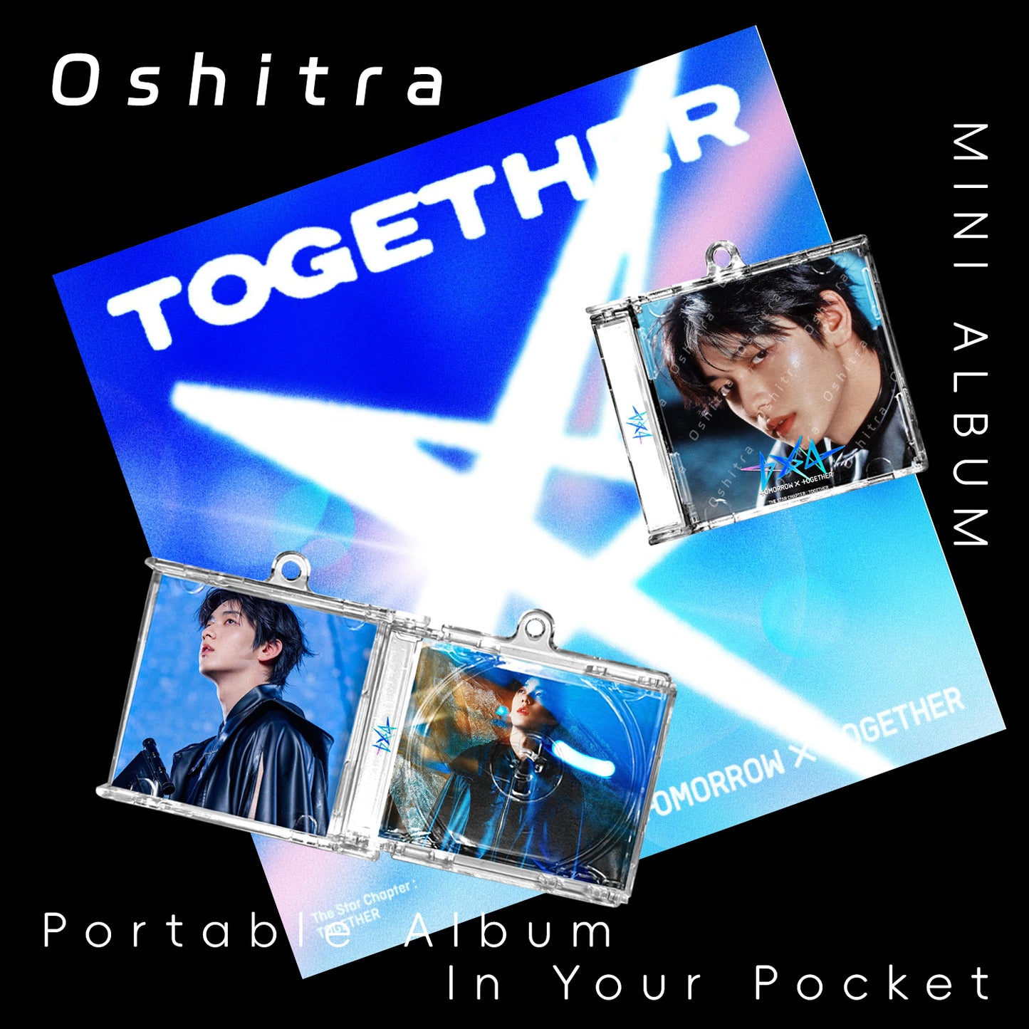 TOMORROW X TOGETHER「The Star Chapter Together」Mini Album NFCミニアルバムキーホルダー スマホタッチで音楽再生 推し活グッズ