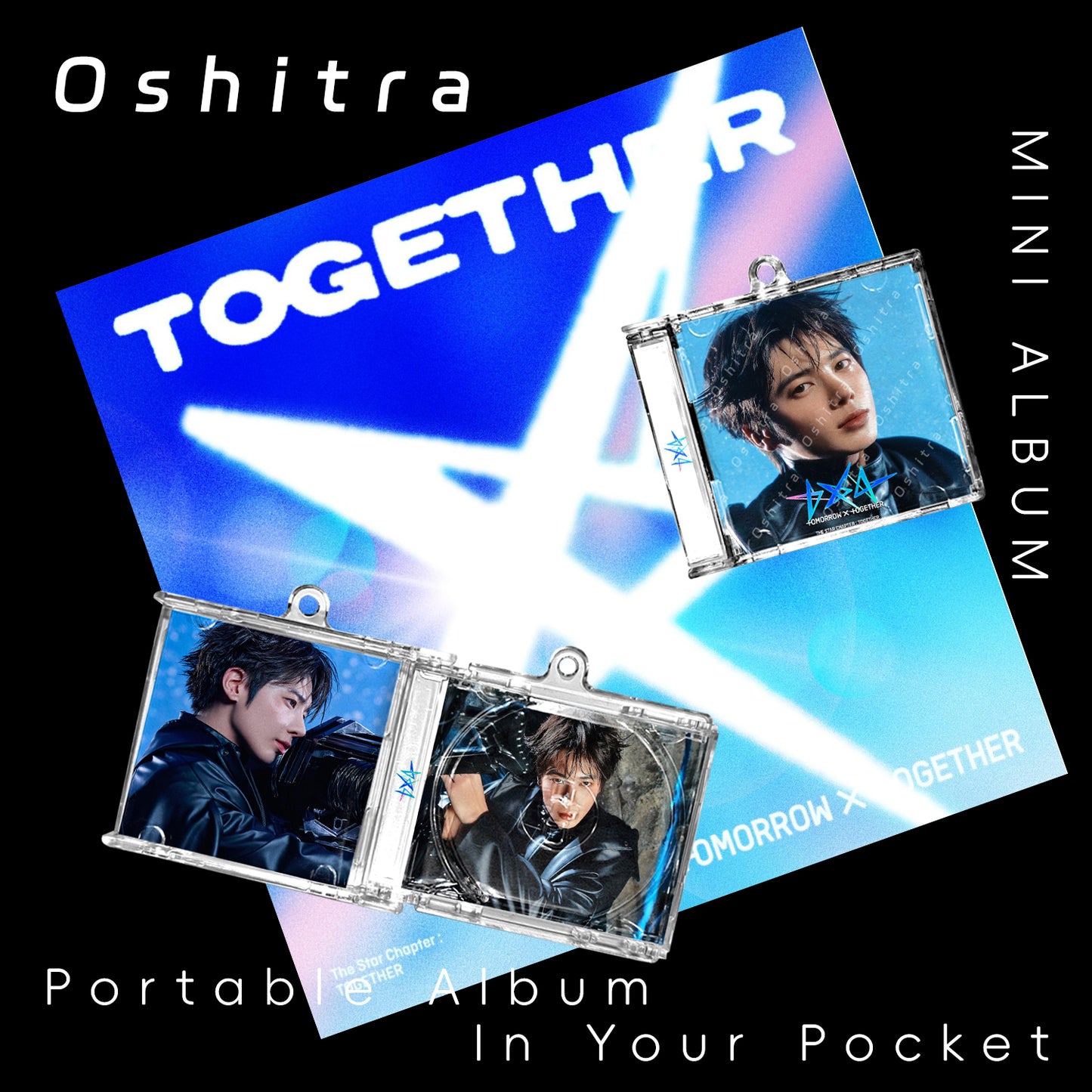 TOMORROW X TOGETHER「The Star Chapter Together」Mini Album NFCミニアルバムキーホルダー スマホタッチで音楽再生 推し活グッズ