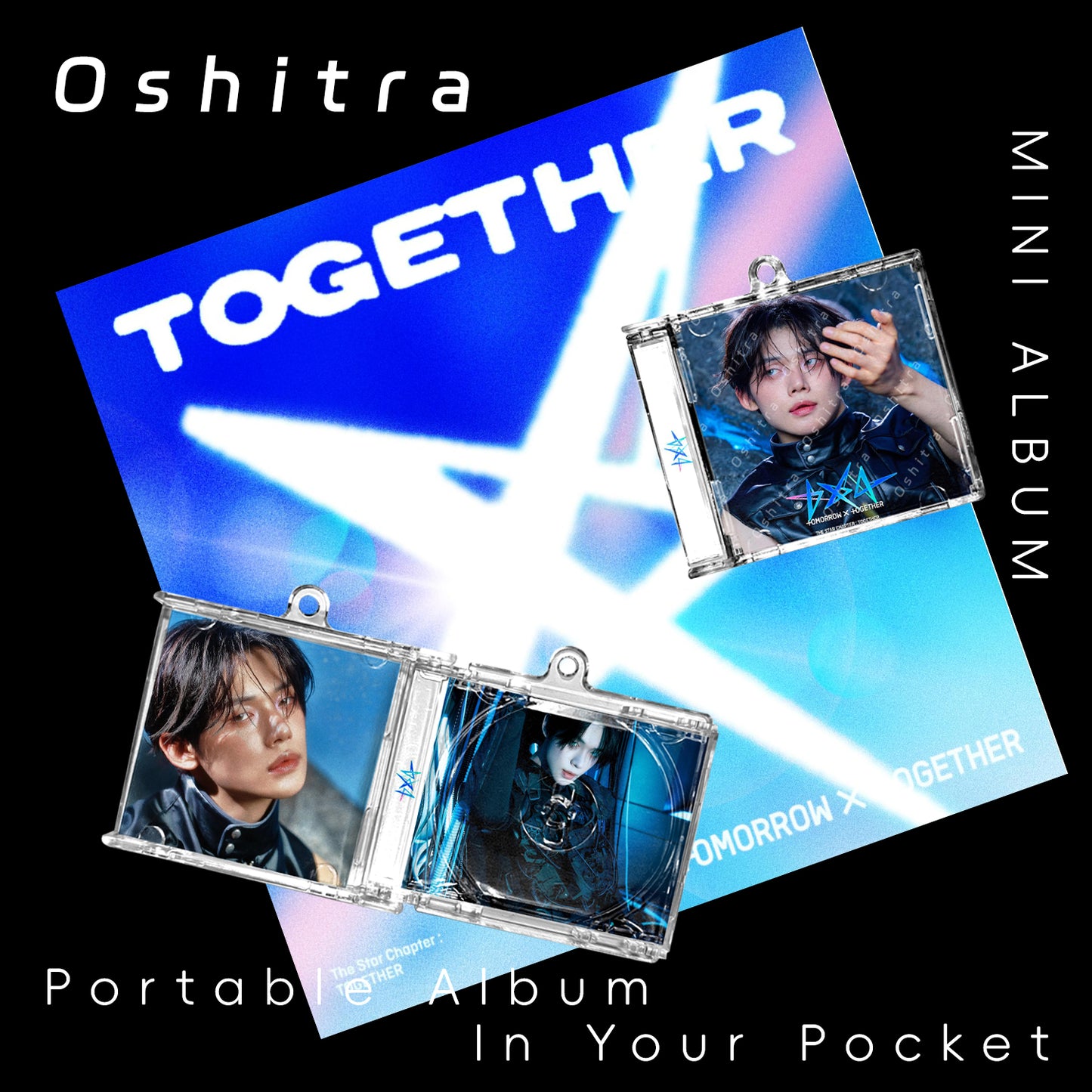 TOMORROW X TOGETHER「The Star Chapter Together」Mini Album NFCミニアルバムキーホルダー スマホタッチで音楽再生 推し活グッズ