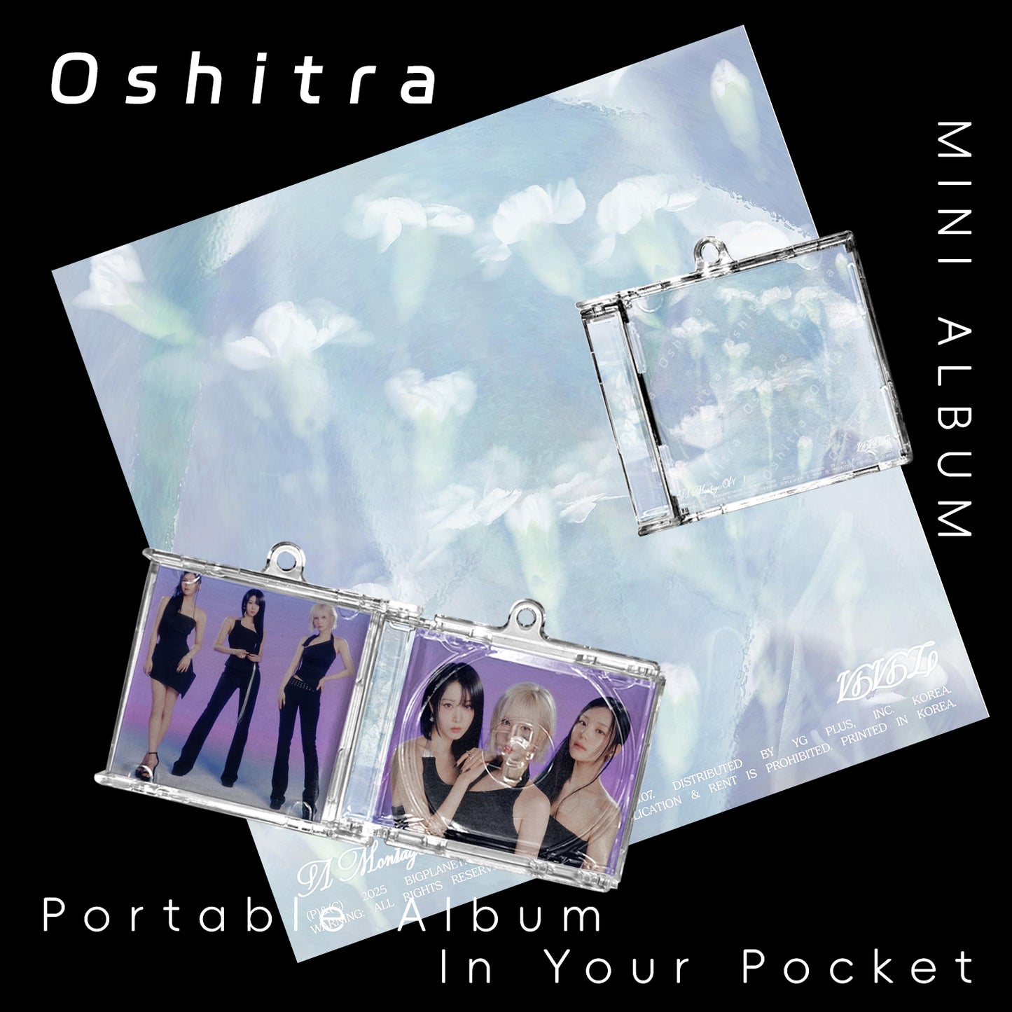 VIVIZ「The 1 St Album A Montage Of ()」Mini Album NFCミニアルバムキーホルダー スマホタッチで音楽再生 推し活グッズ