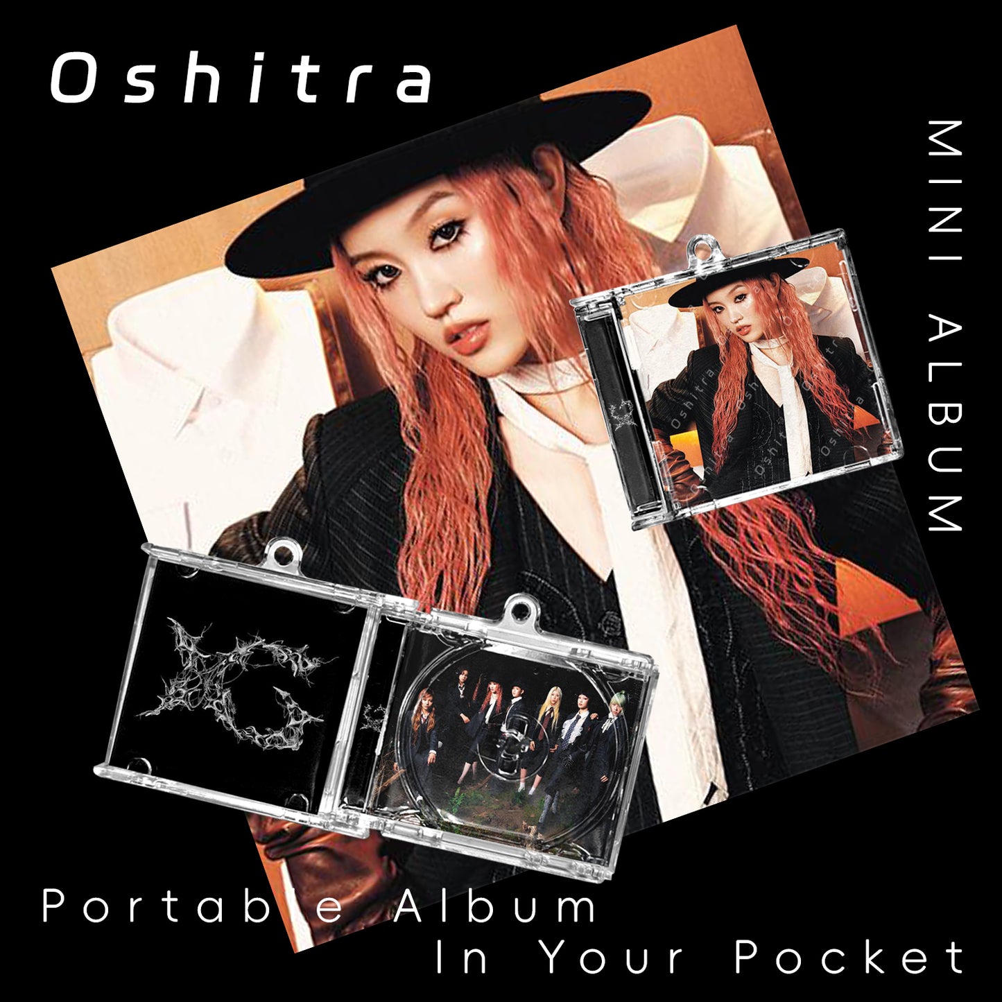 XG「In The Rain」Mini Album NFCミニアルバムキーホルダー スマホタッチで音楽再生 推し活グッズ