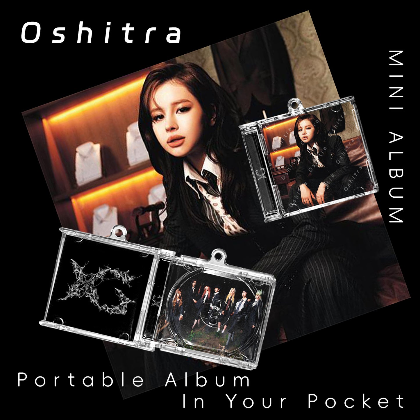 XG「In The Rain」Mini Album NFCミニアルバムキーホルダー スマホタッチで音楽再生 推し活グッズ