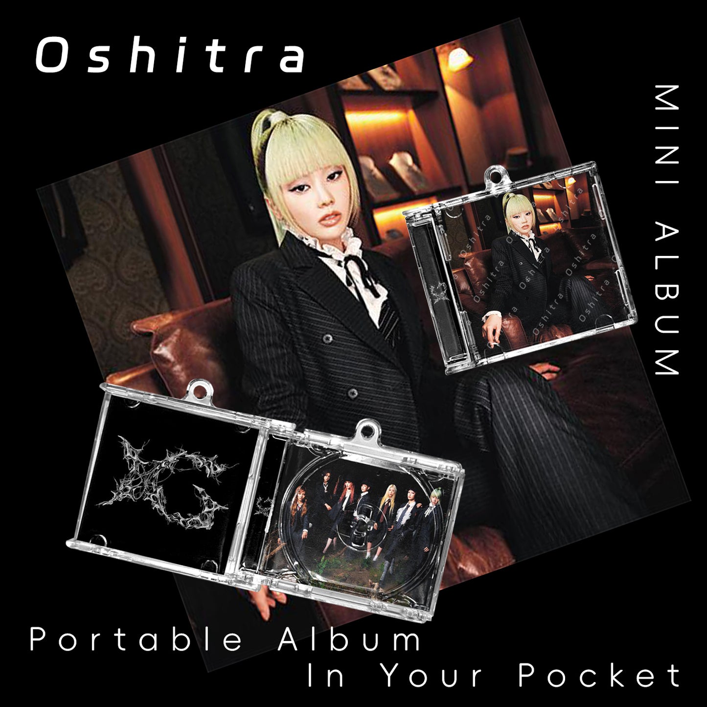 XG「In The Rain」Mini Album NFCミニアルバムキーホルダー スマホタッチで音楽再生 推し活グッズ