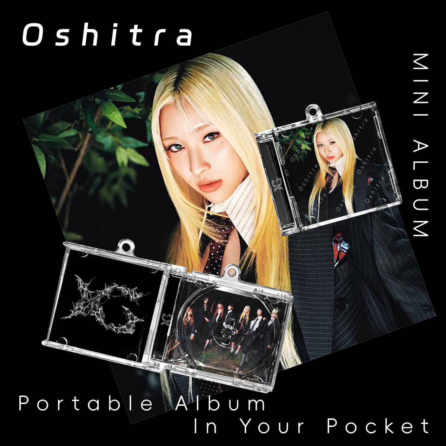 XG「In The Rain」Mini Album NFCミニアルバムキーホルダー スマホタッチで音楽再生 推し活グッズ