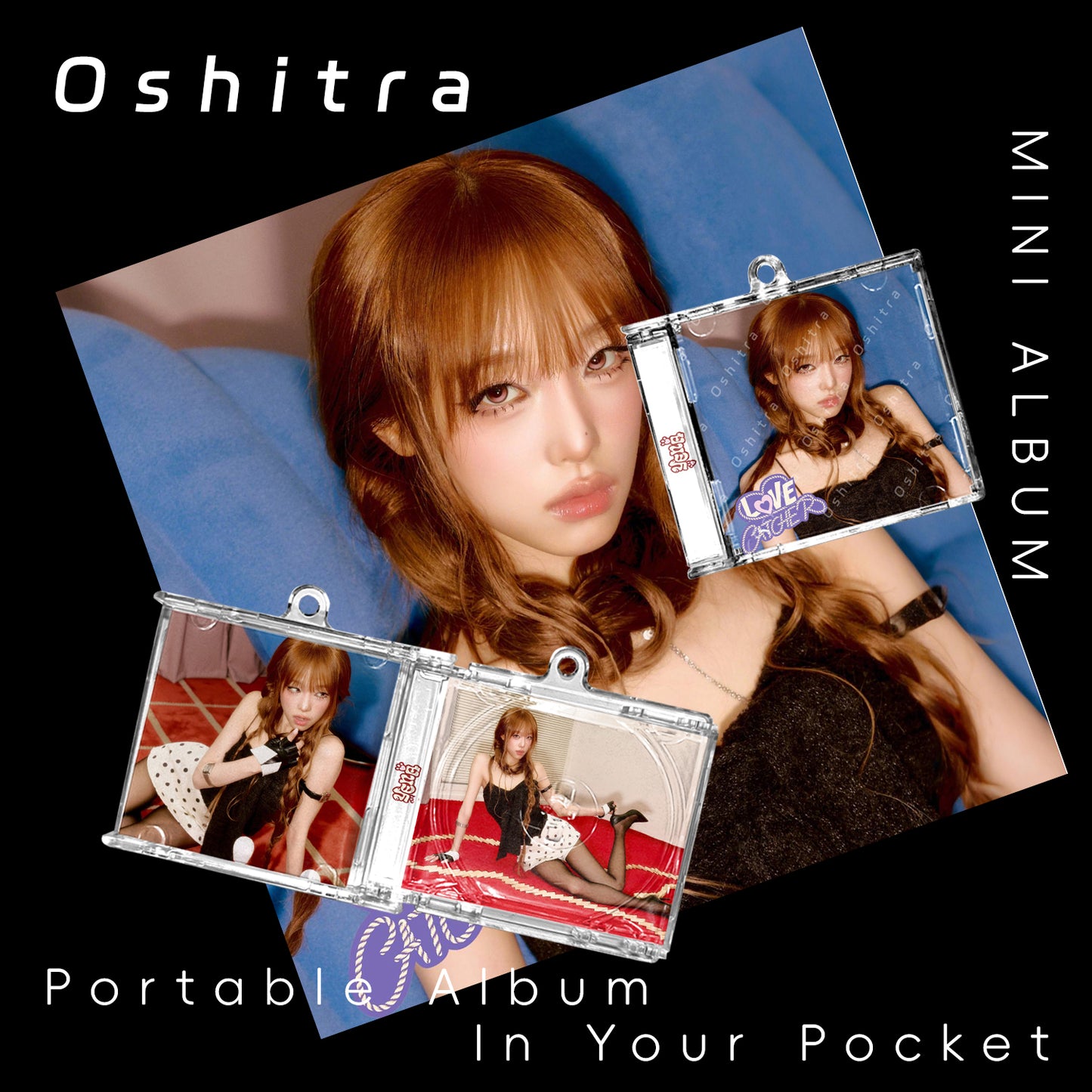 YENA「Love Catcher」Mini Album NFCミニアルバムキーホルダー スマホタッチで音楽再生 推し活グッズ