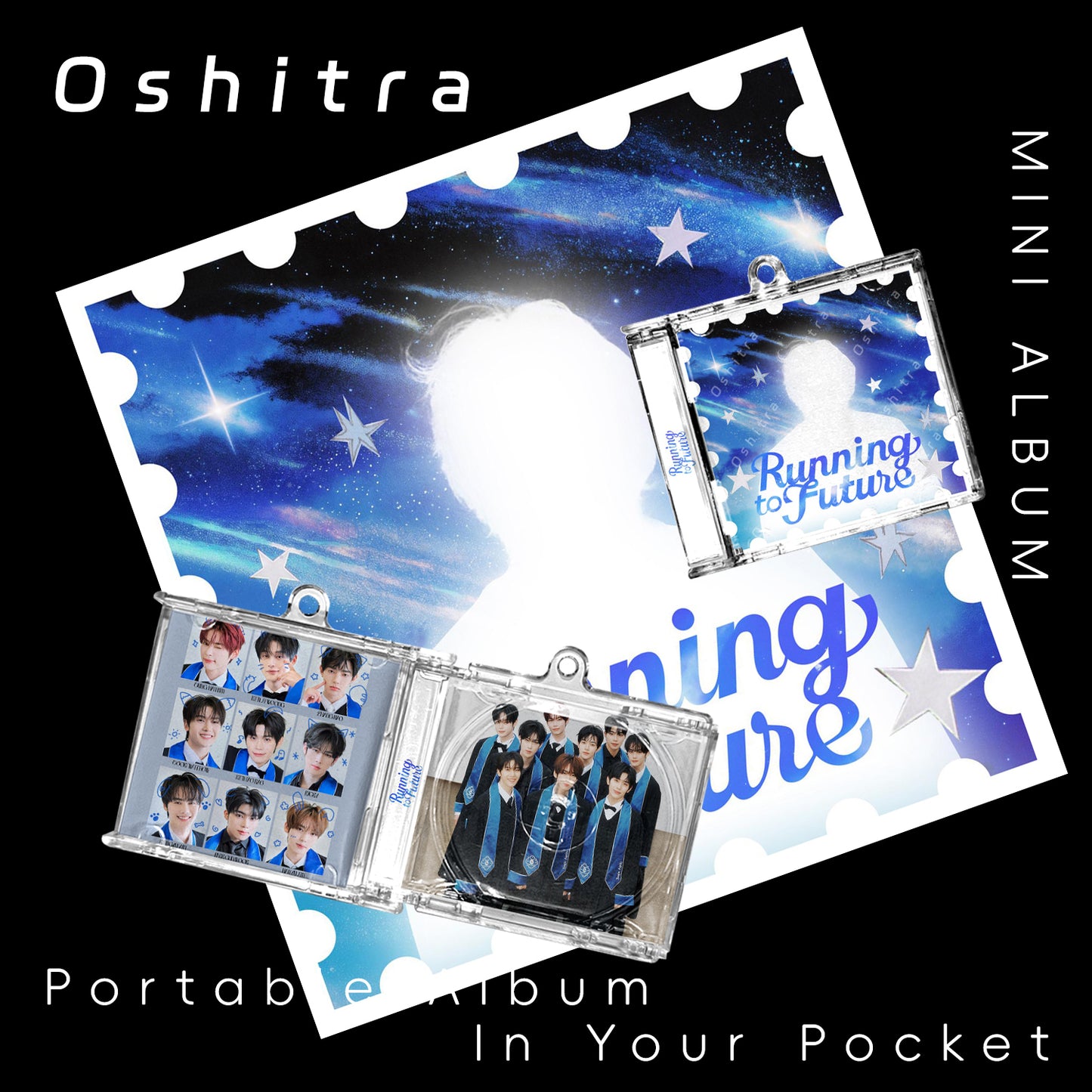 ZEROBASEONE「Running To Future」Mini Album NFCミニアルバムキーホルダー スマホタッチで音楽再生 推し活グッズ