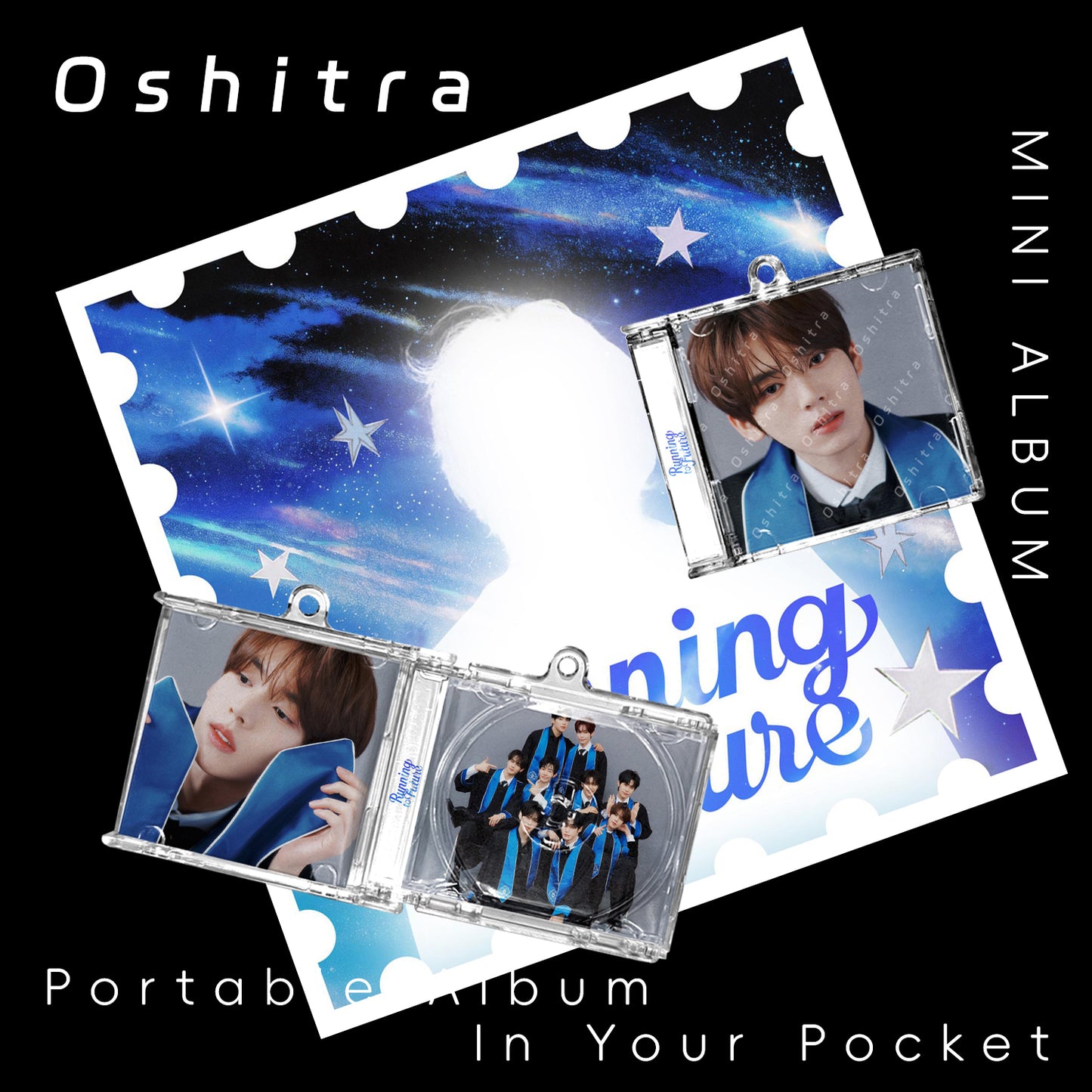 ZEROBASEONE「Running To Future」Mini Album NFCミニアルバムキーホルダー スマホタッチで音楽再生 推し活グッズ