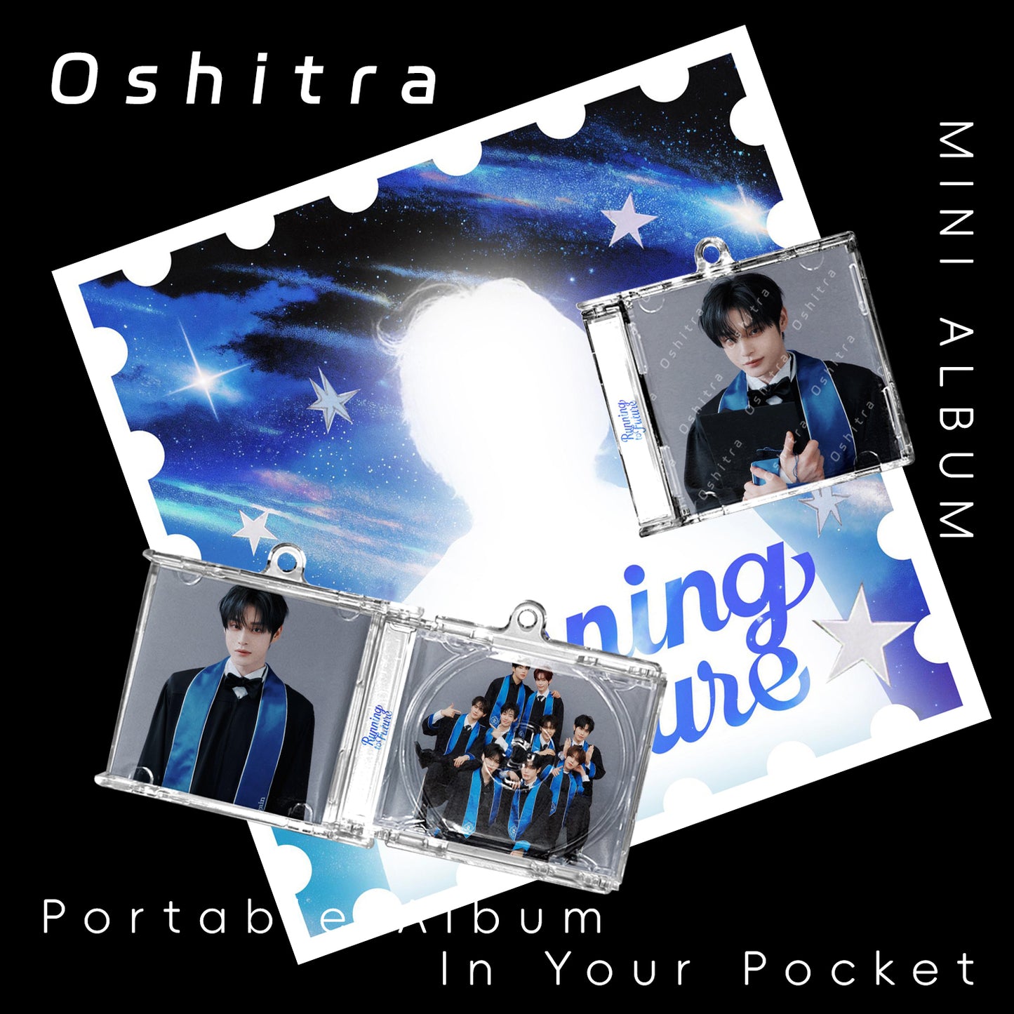 ZEROBASEONE「Running To Future」Mini Album NFCミニアルバムキーホルダー スマホタッチで音楽再生 推し活グッズ